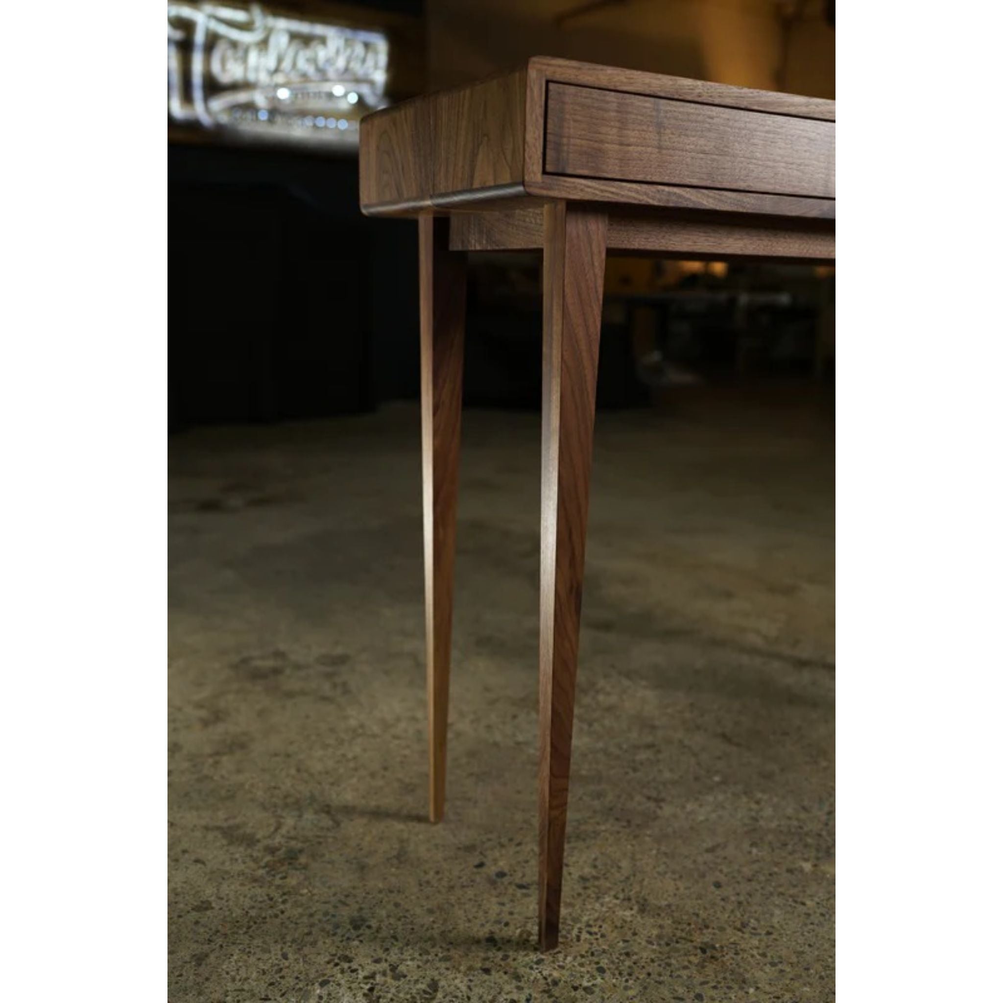 Legard Hallway Table TB15 Left Corner View by Tomfoolery Wood Co