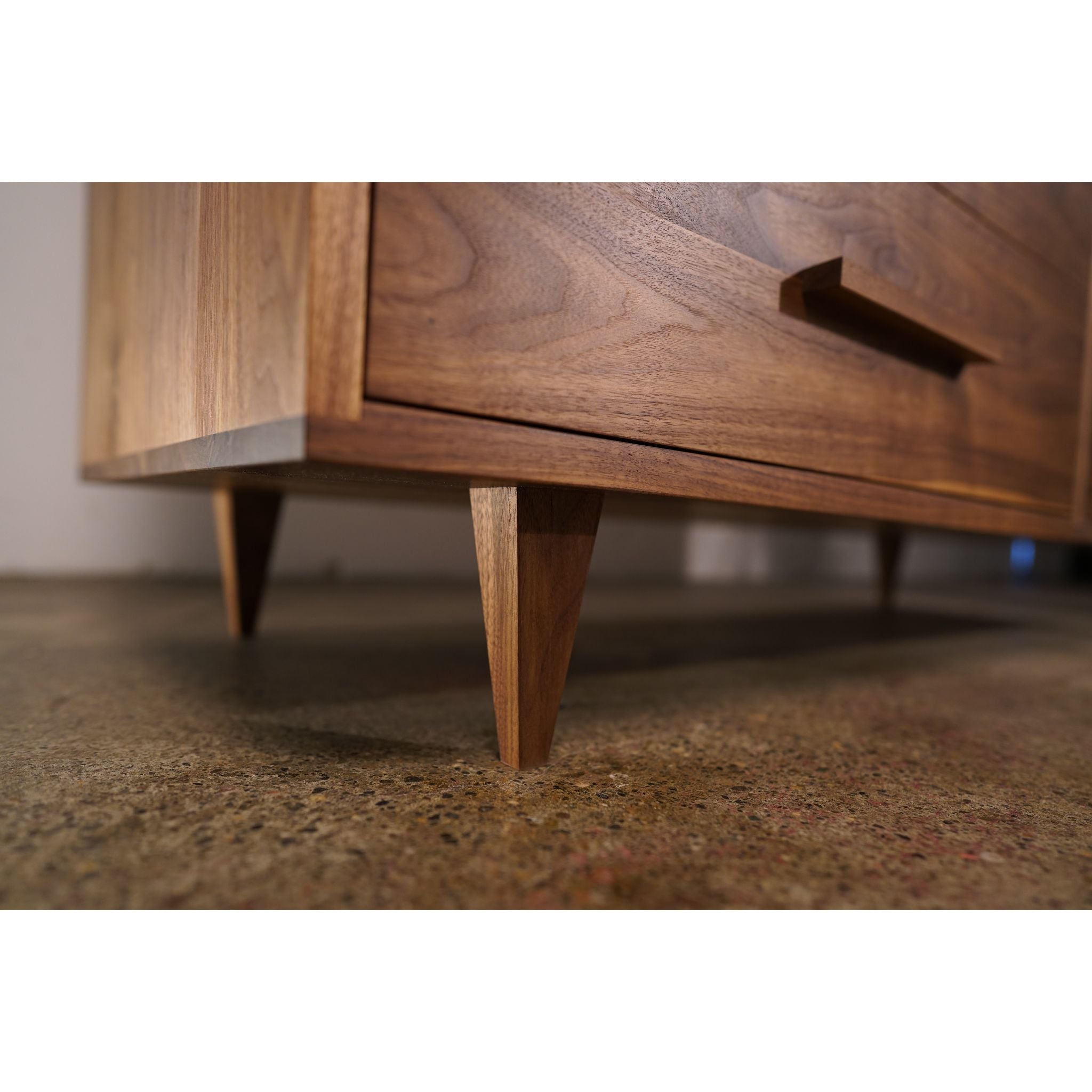 Lowboy Dresser 8 Drawer DR01 Bottom View by Tomfoolery Wood Co