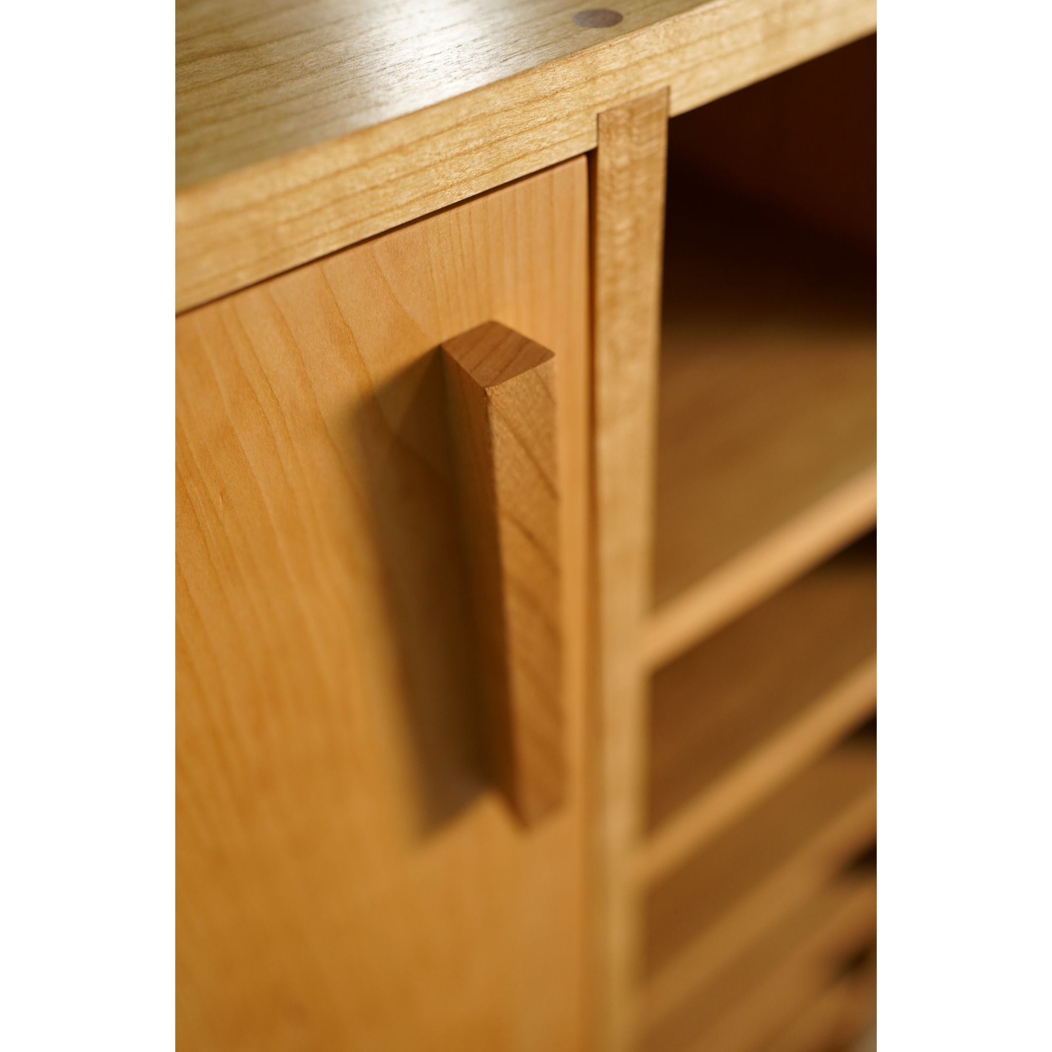 Medina Console Narrow CN17 Closeup View by Tomfoolery Wood Co