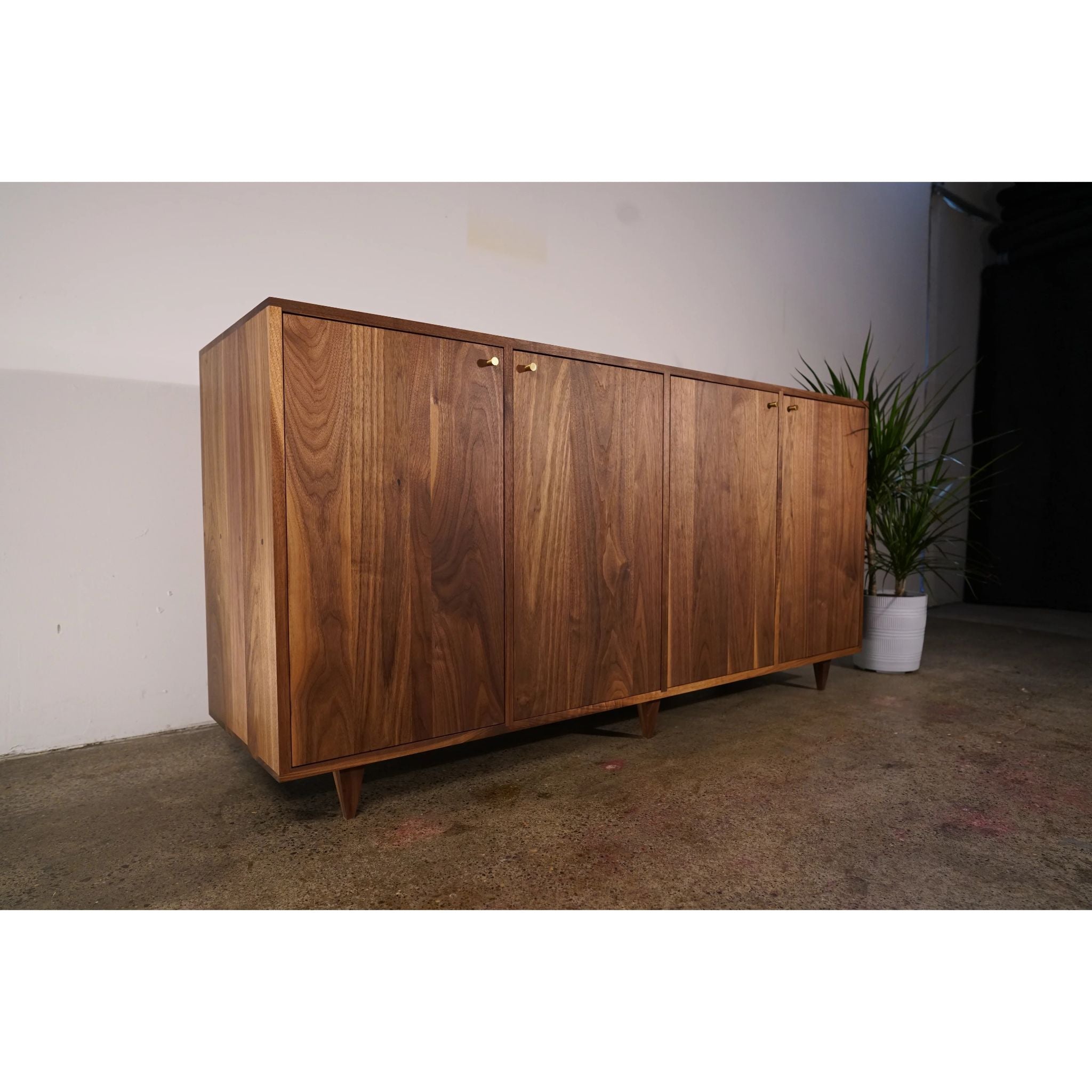 Miller Console CN67 Side View by Tomfoolery Wood Co