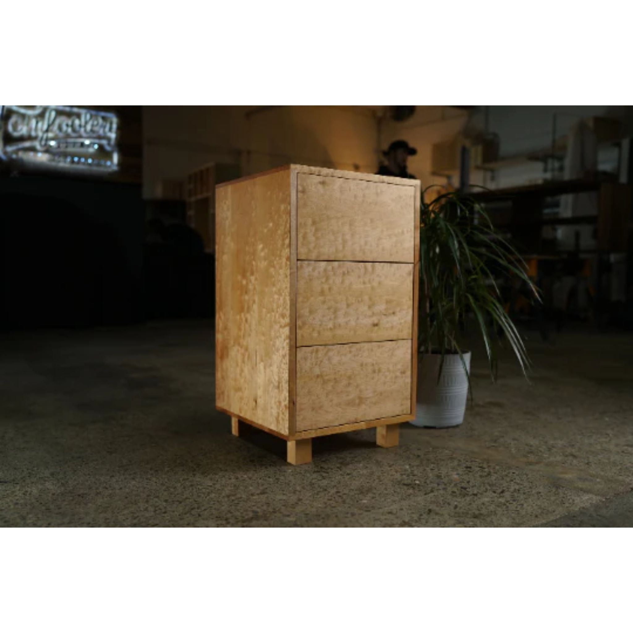 Mueller End Table (Alt) TB17 Full View by Tomfoolery Wood Co