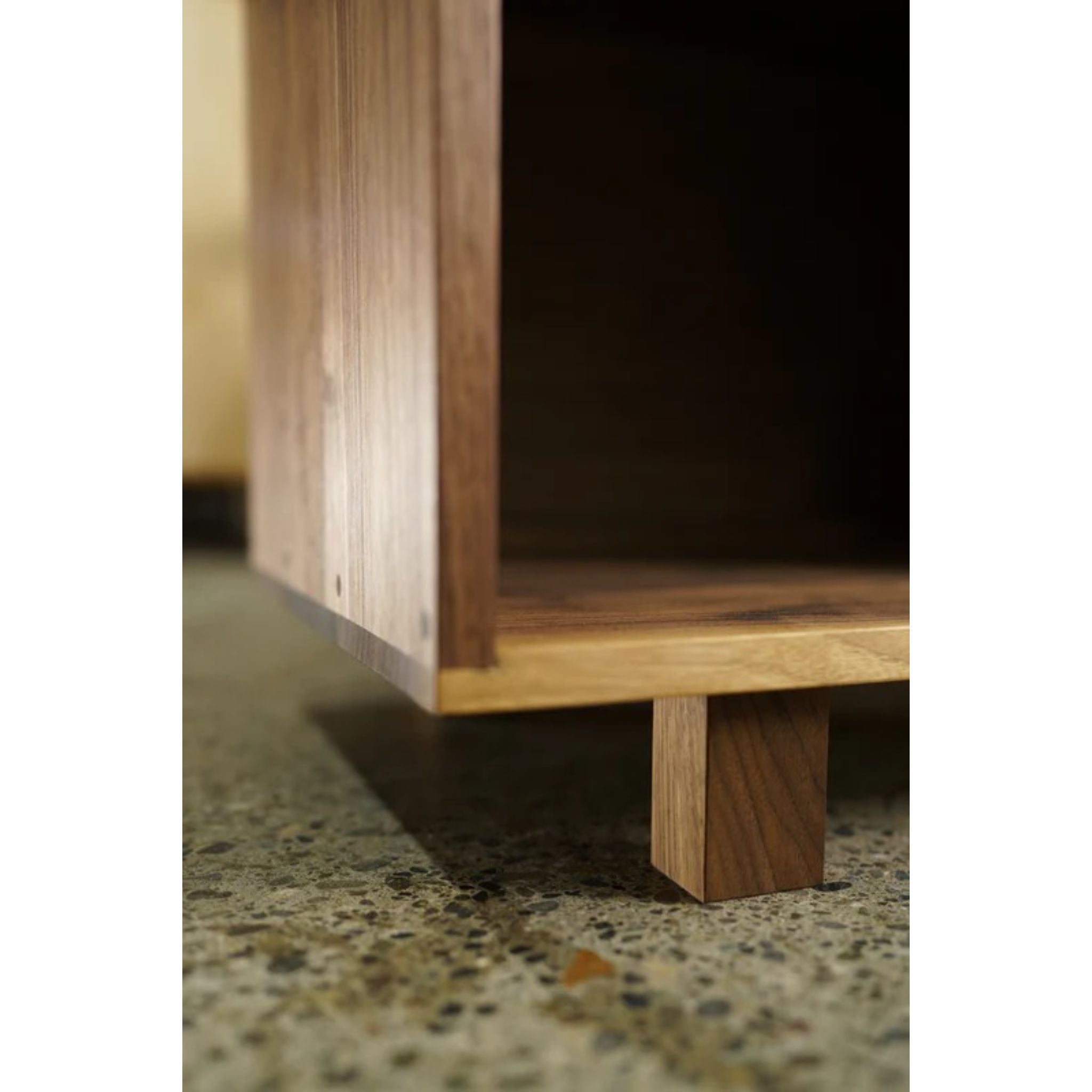 Mullins Vinyl Console CN83 Bottom View by Tomfoolery Wood Co