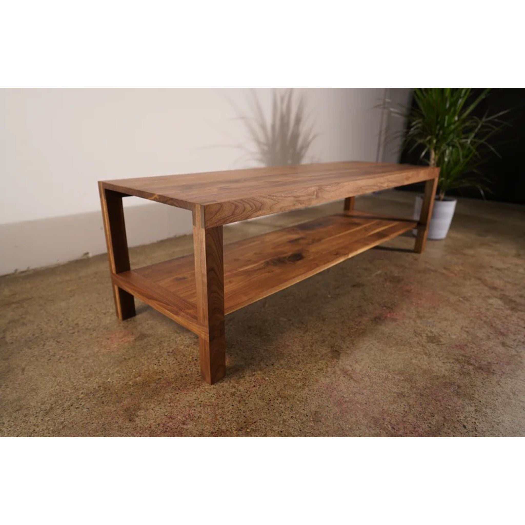 Nisqually Coffee Table 60 W (TERTIARY) TB13 Full View by Tomfoolery Wood Co