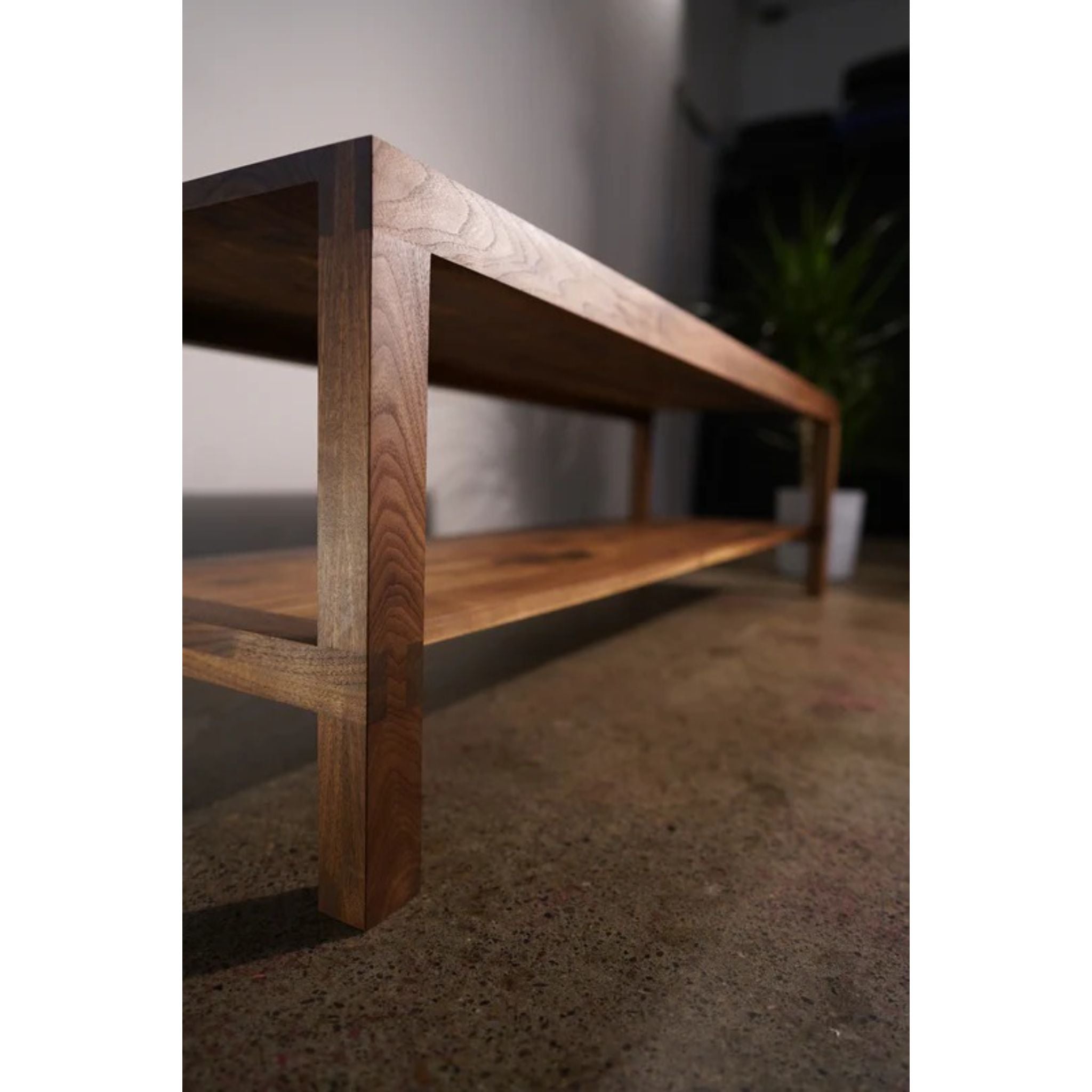 Nisqually Coffee Table 60 W (TERTIARY) TB13 left Closeup View by Tomfoolery Wood Co