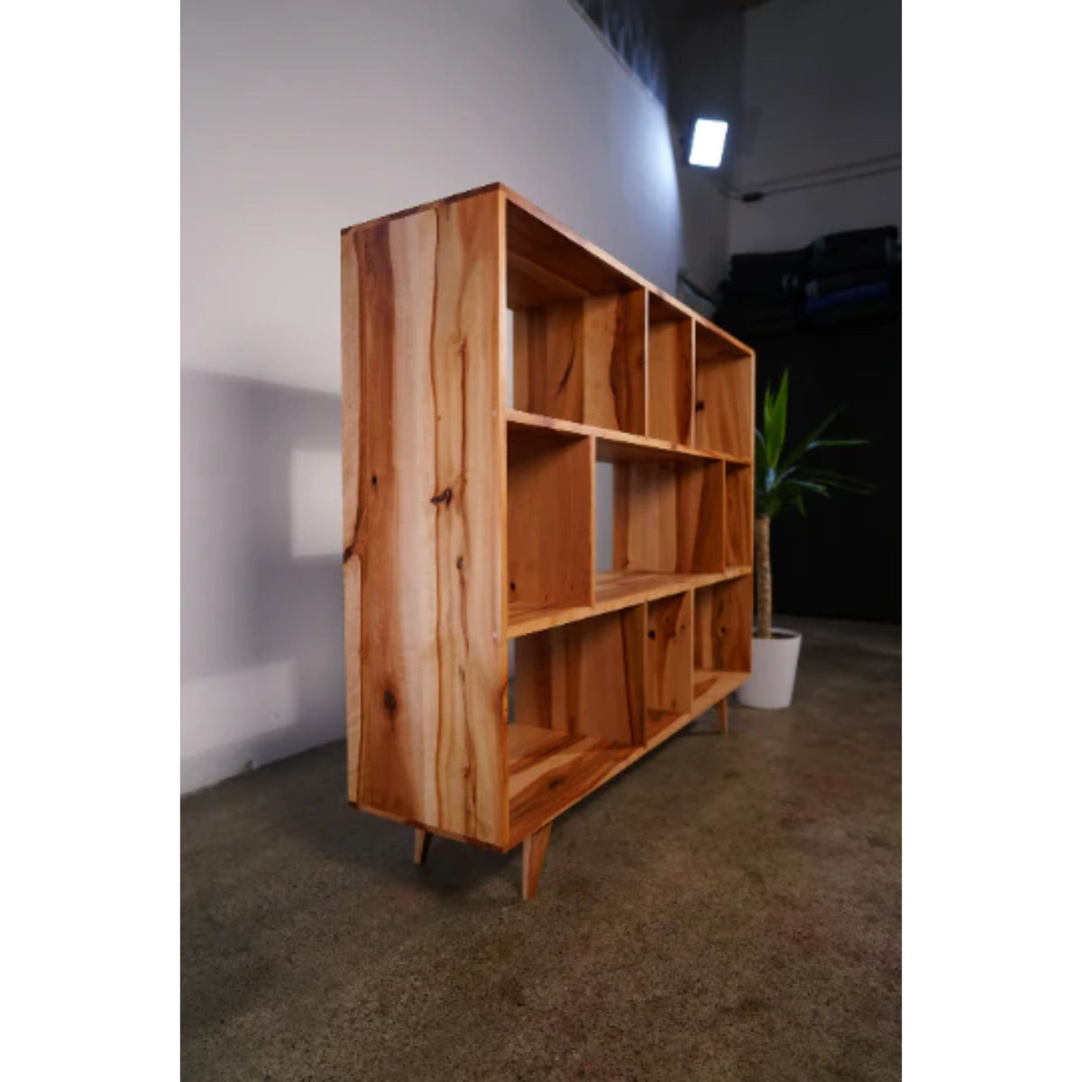 Okopal Vinyl Console CN97 Left Side View by Tomfoolery Wood Co