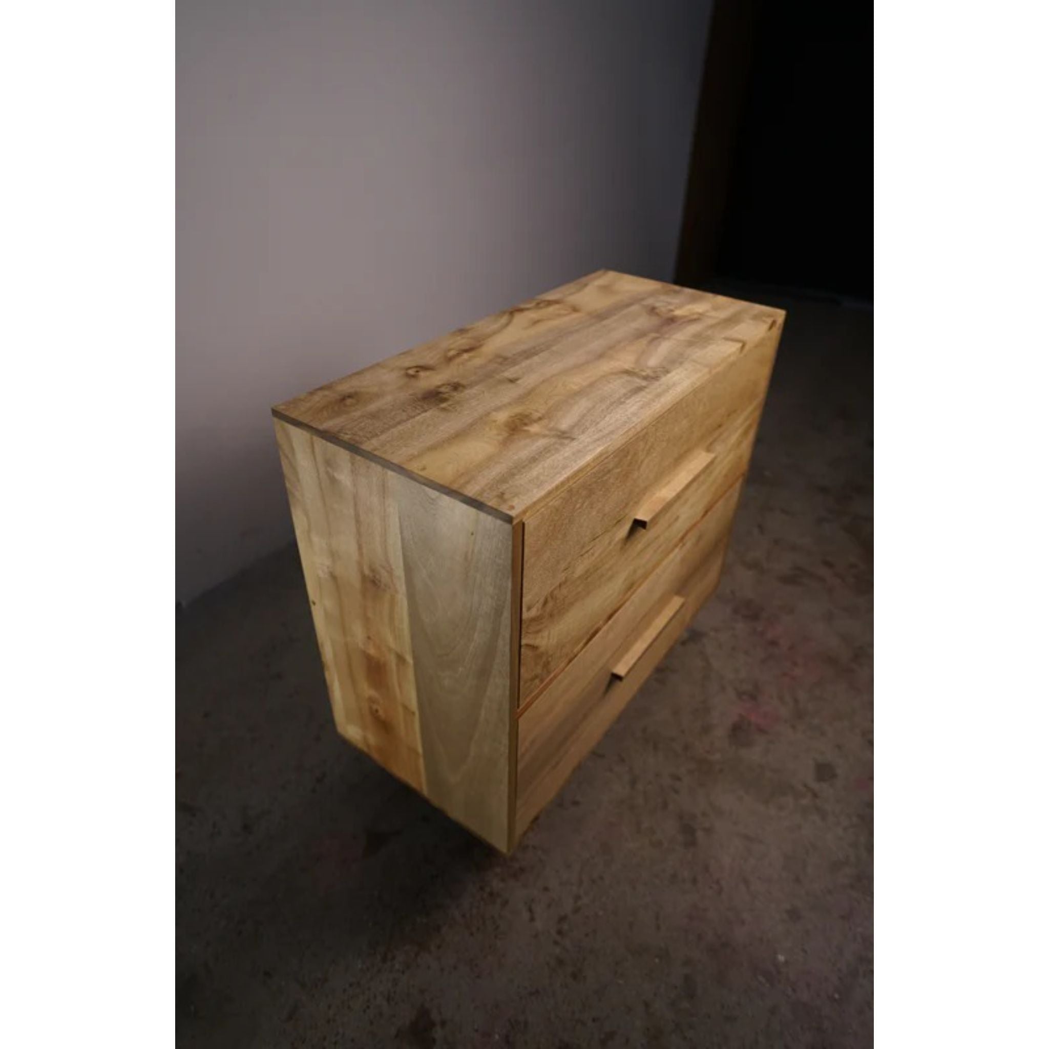 Parker Filing Cabinet (Alt) CB10 Top Left Side View by Tomfoolery Wood Co