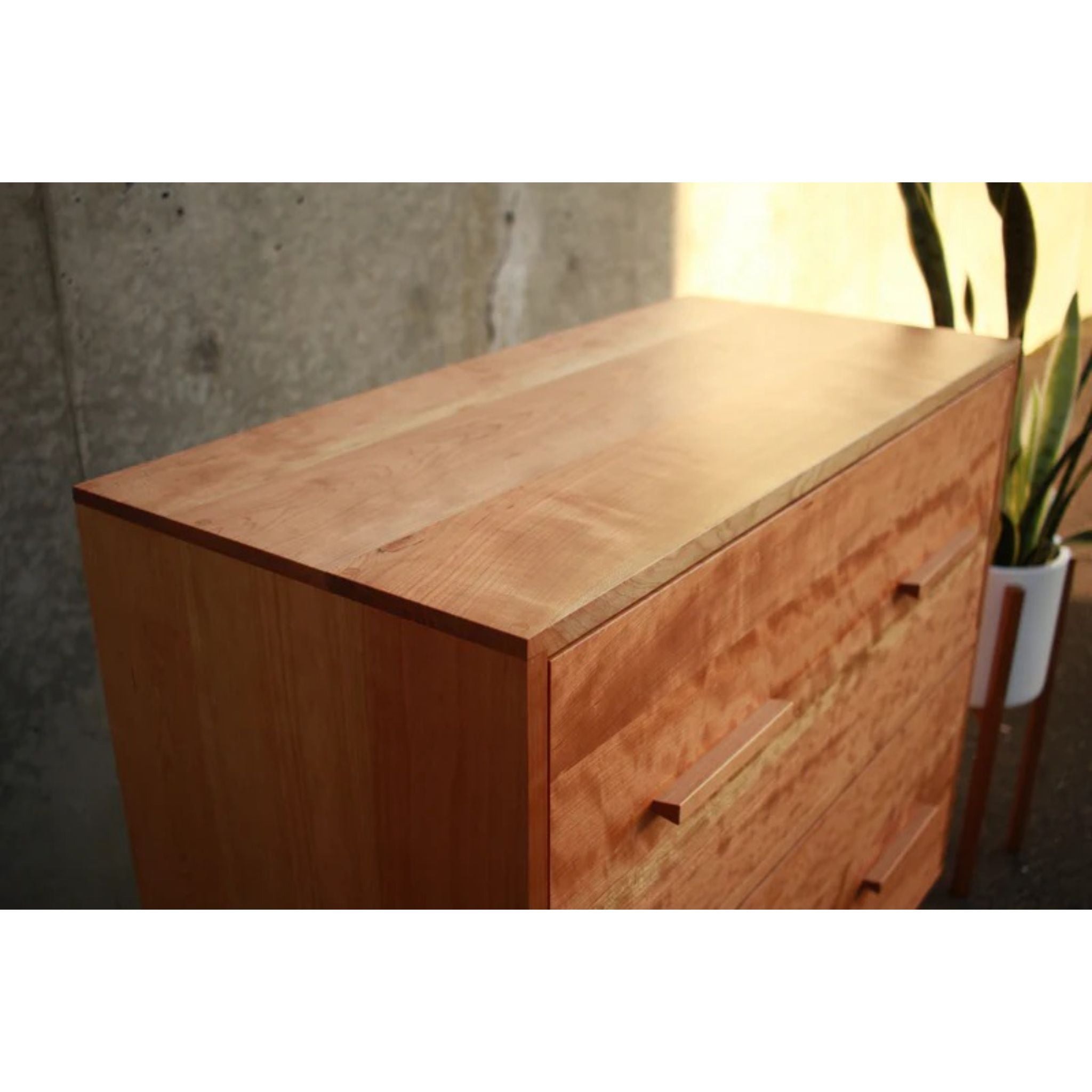 Parker Filing Cabinet CB12 Top Front View by Tomfoolery Wood Co