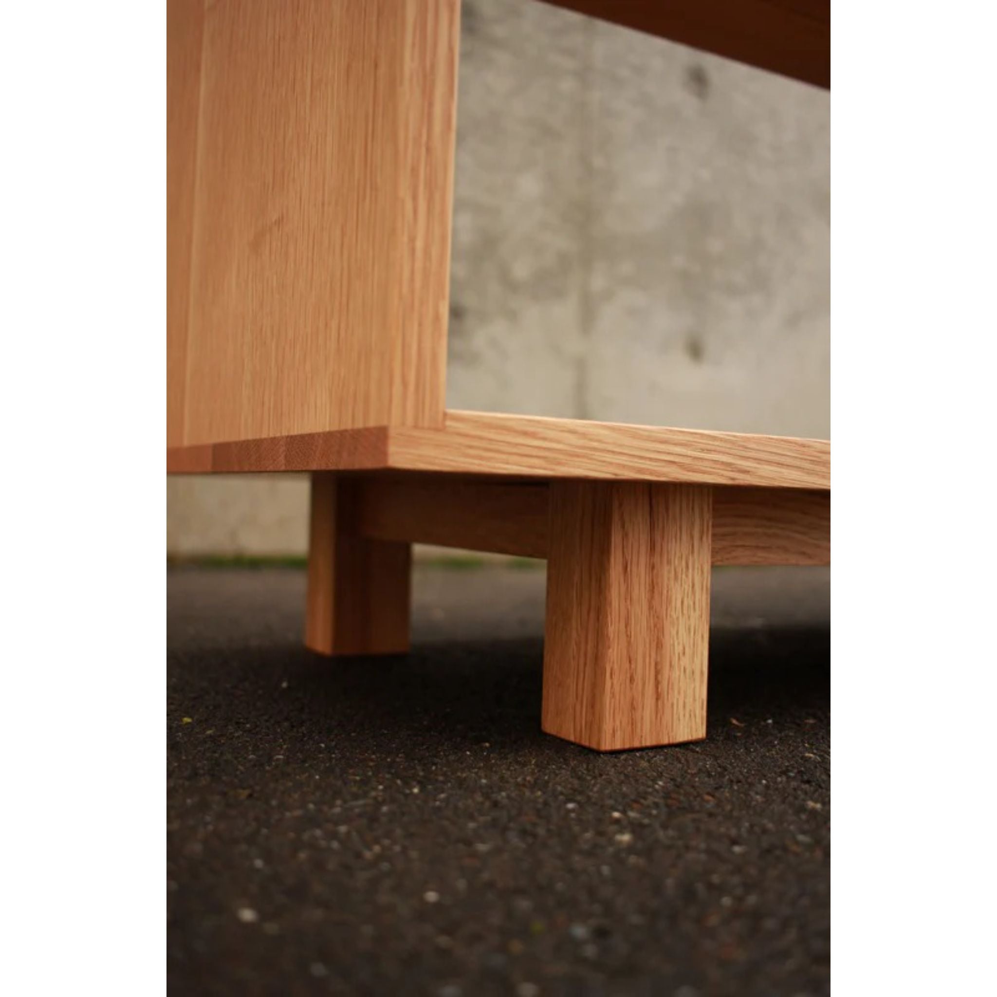 Pease Storage Bench BN23 Bottom View by Tomfoolery Wood Co