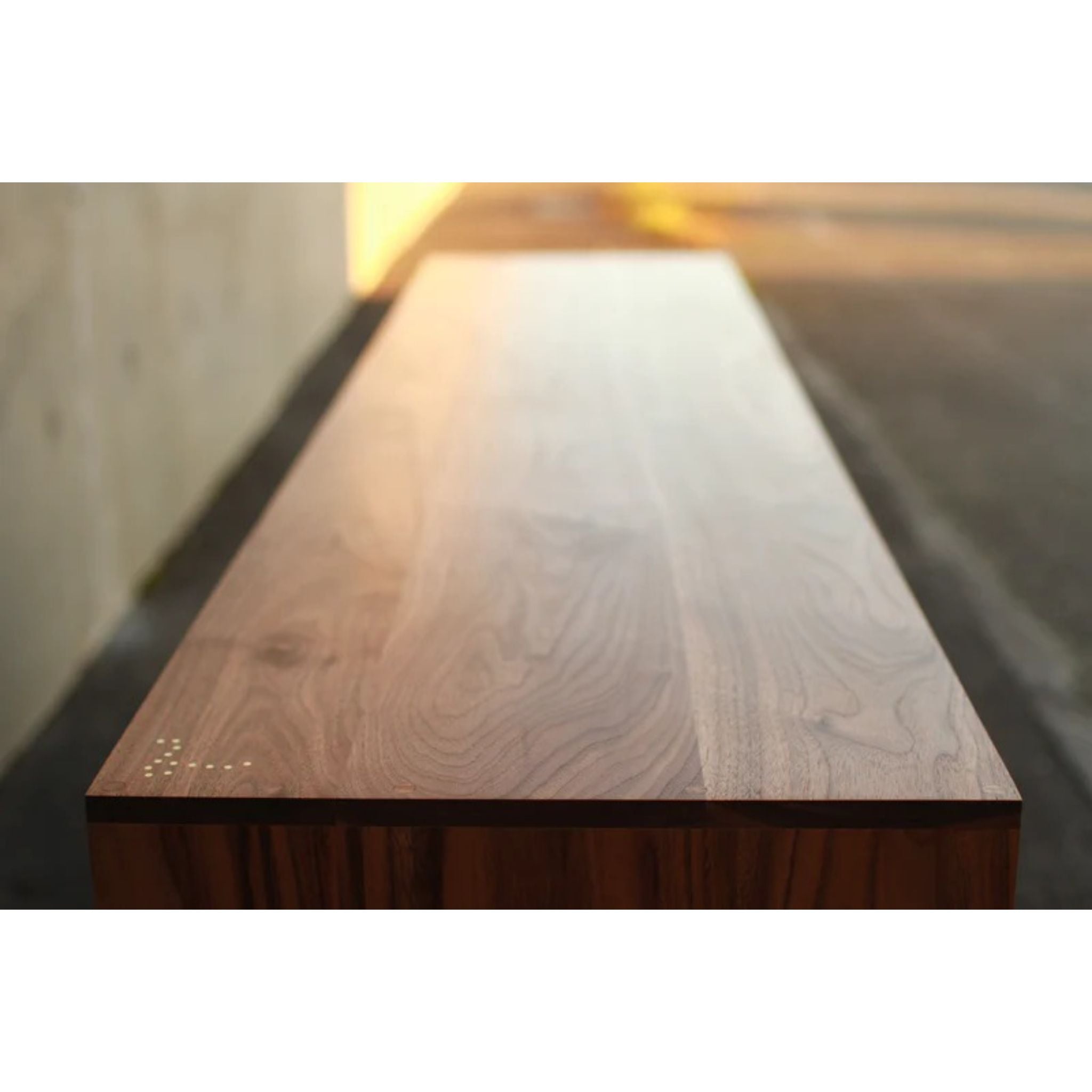 Peckham Console CN75 Top Left Corner View by Tomfoolery Wood Co