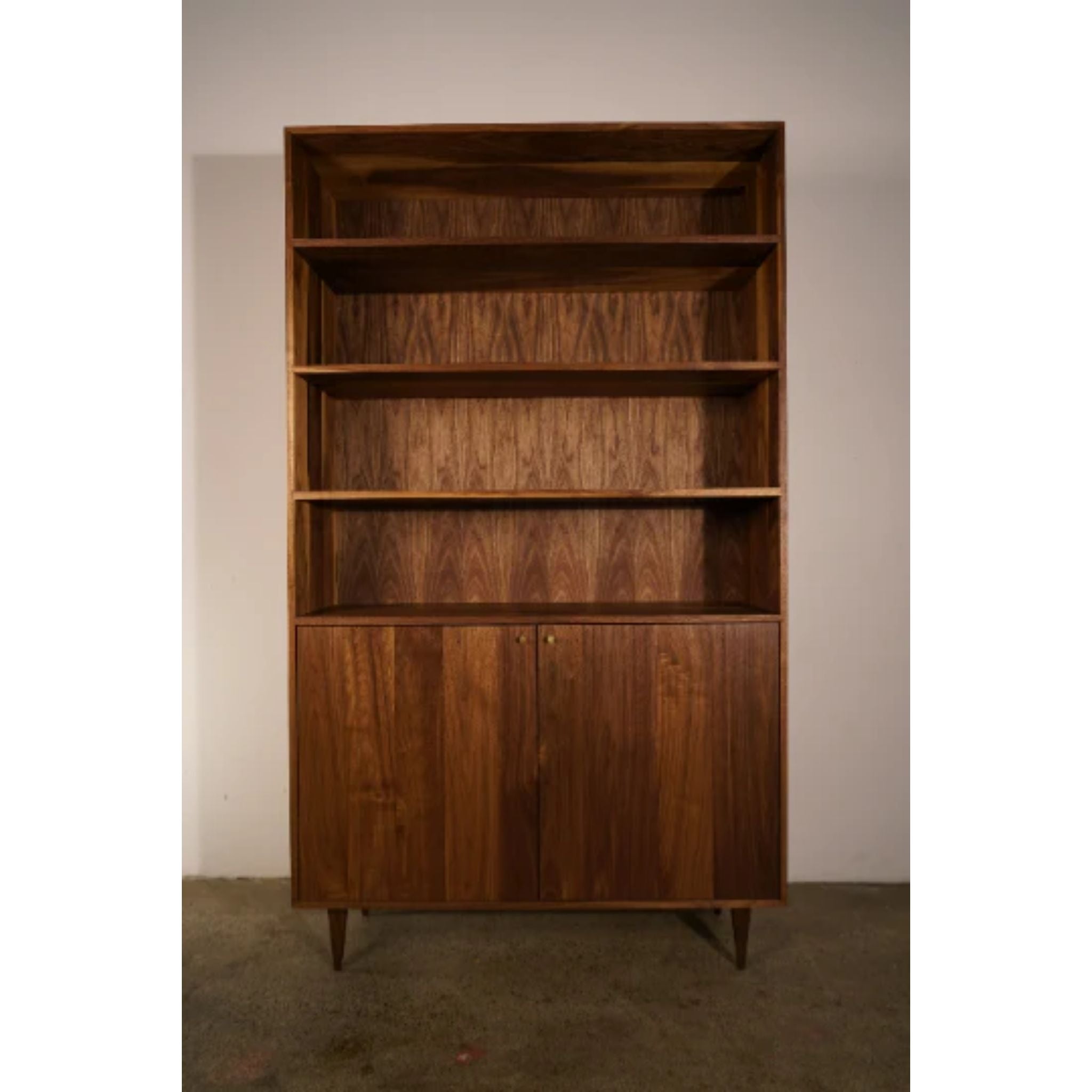 Robinson Cabinet Bookcase BC11 Front View by Tomfoolery Wood Co