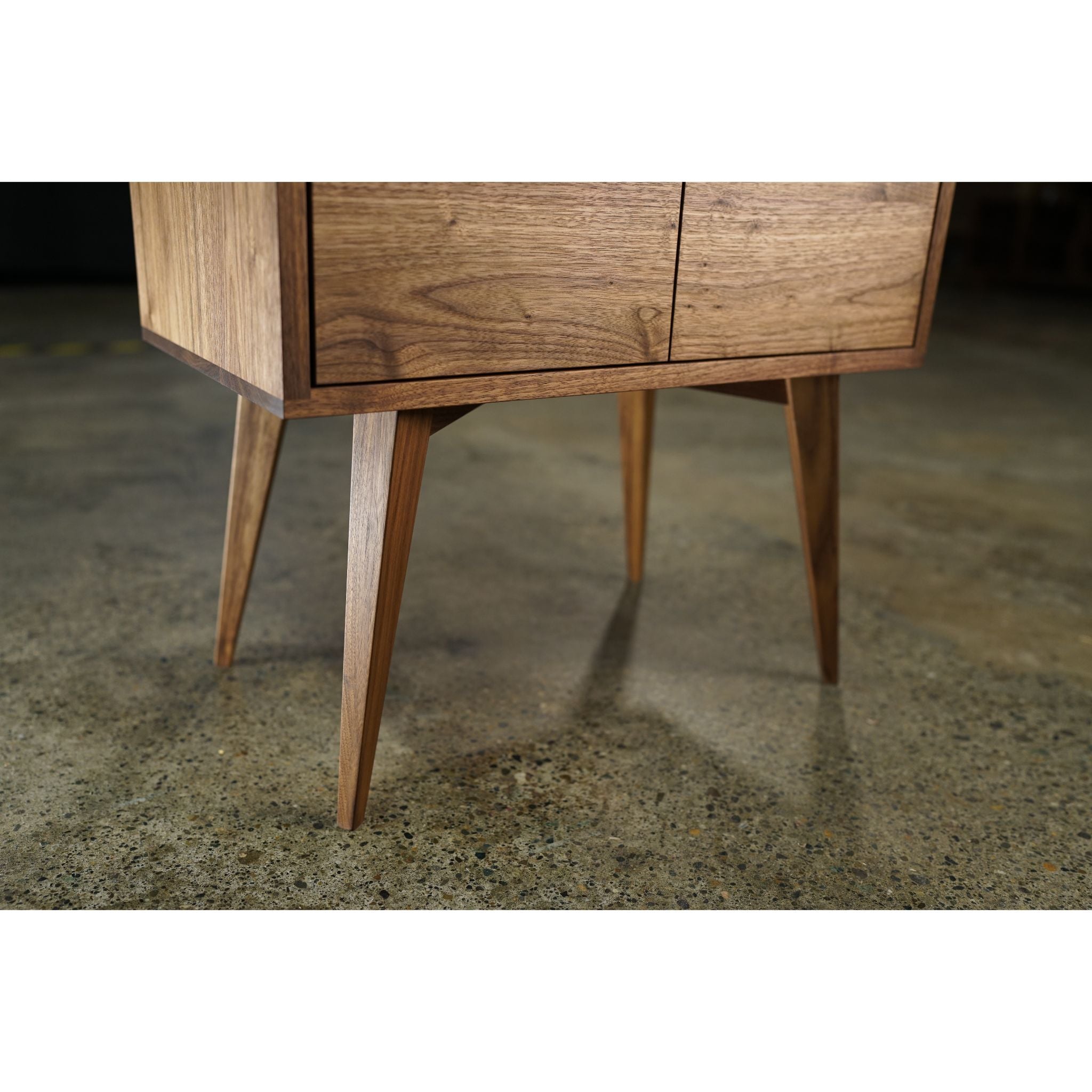Rosenberg Foyer Table (Alt) TB04 Bottom View by Tomfoolery Wood Co