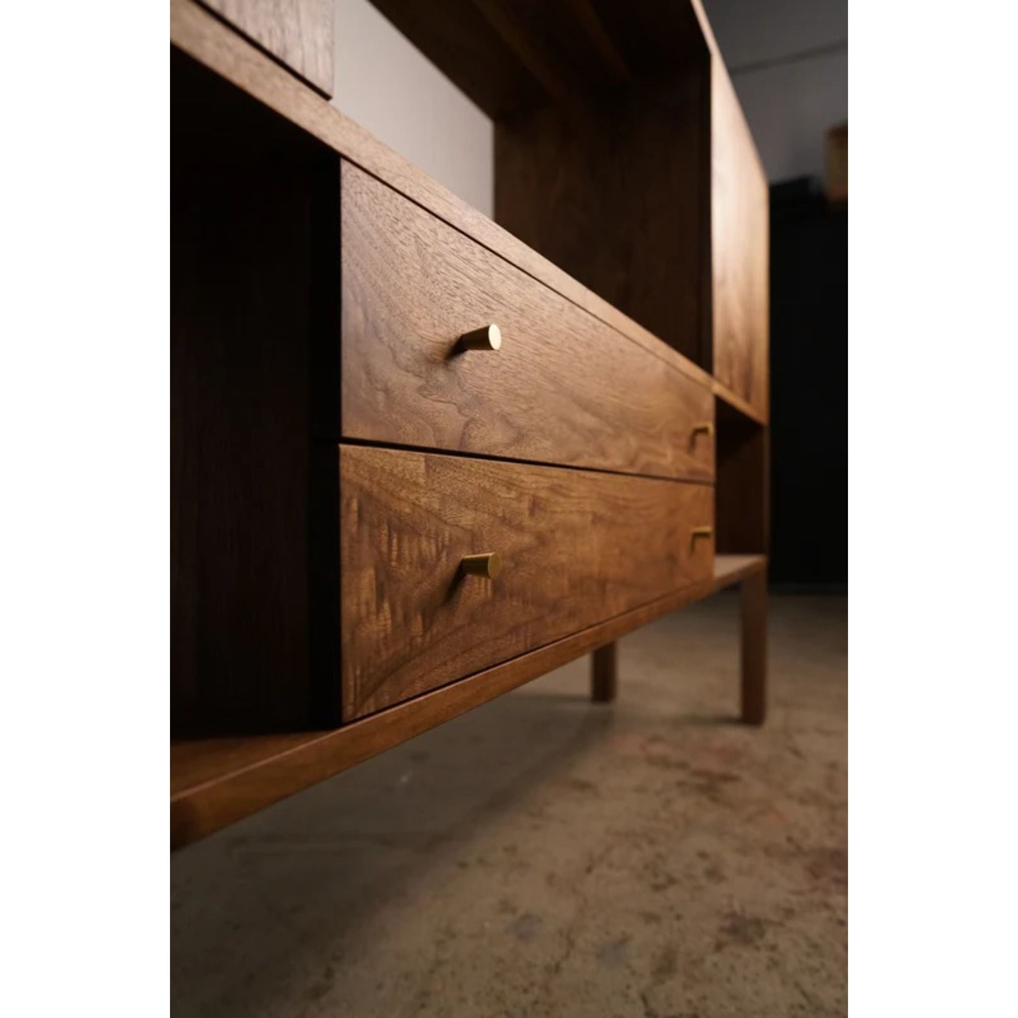 Samdahl Sideboard Closeup View by Tomfoolery Wood Co