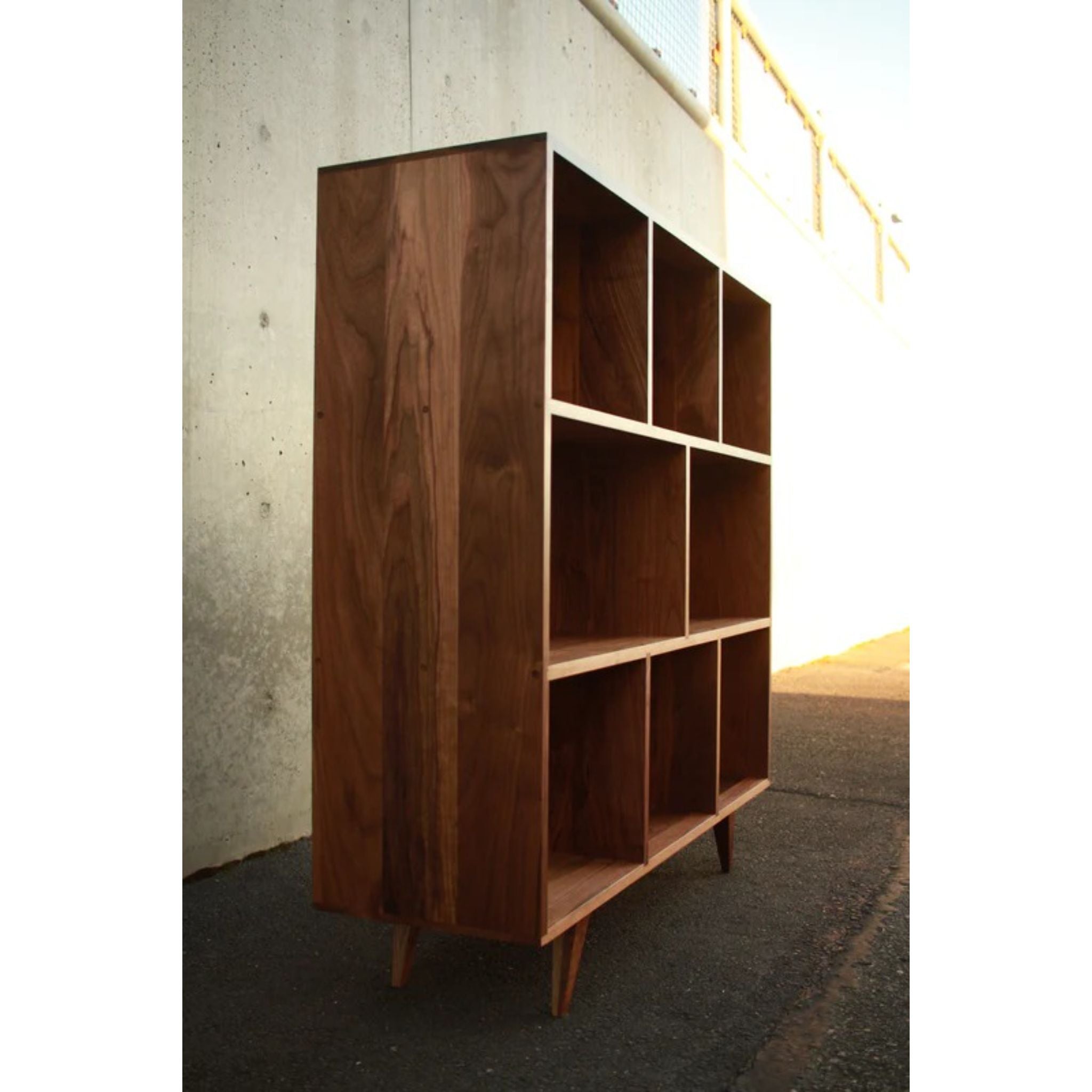 Smith Vinyl Console CN105 Left Side View by Tomfoolery Wood Co