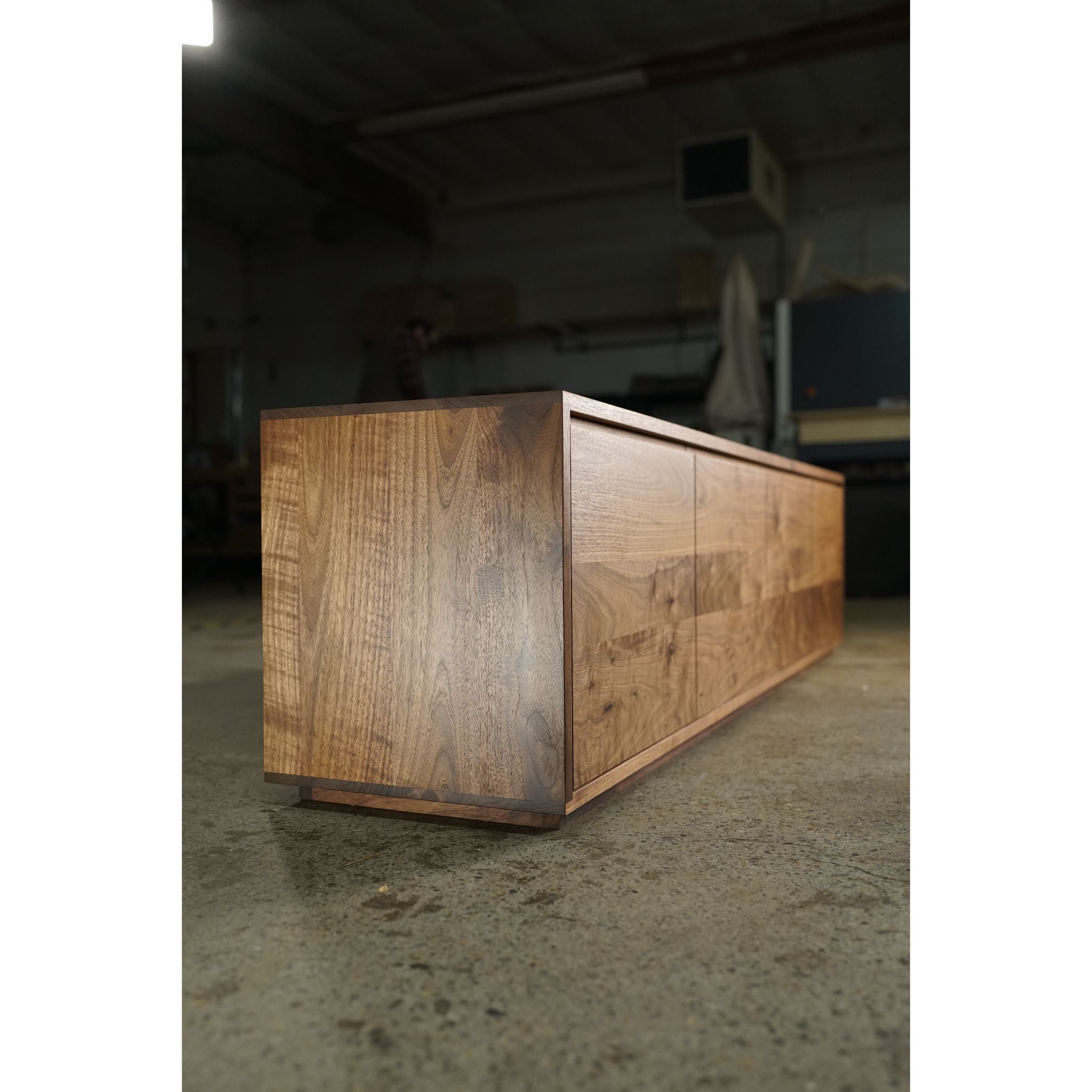 Sylvia Bench 72 W BN05 Left Side View by Tomfoolery Wood Co