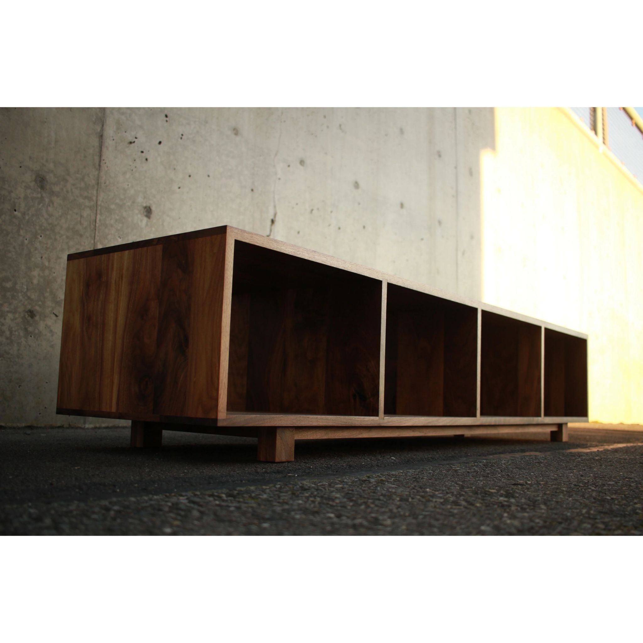 Warner Foyer Bench 72 W BN17 Front Left View by Tomfoolery Wood Co