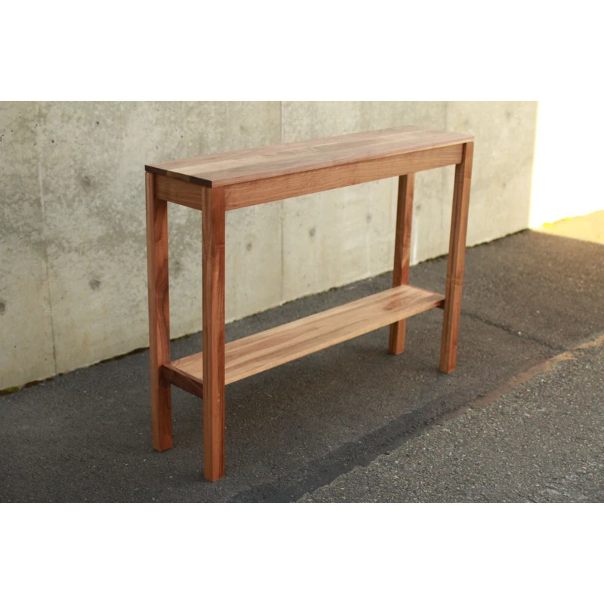 Warner Hallway Table TB24 Full View by Tomfoolery Wood Co