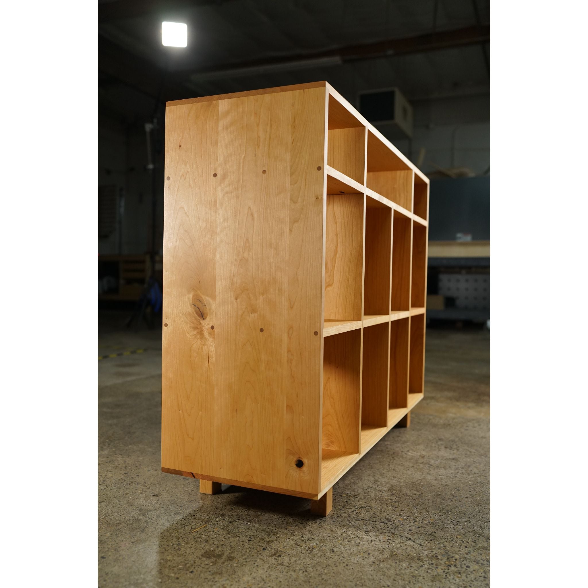 Wilkinson Vinyl Console CN03 Left Side View by Tomfoolery Wood Co