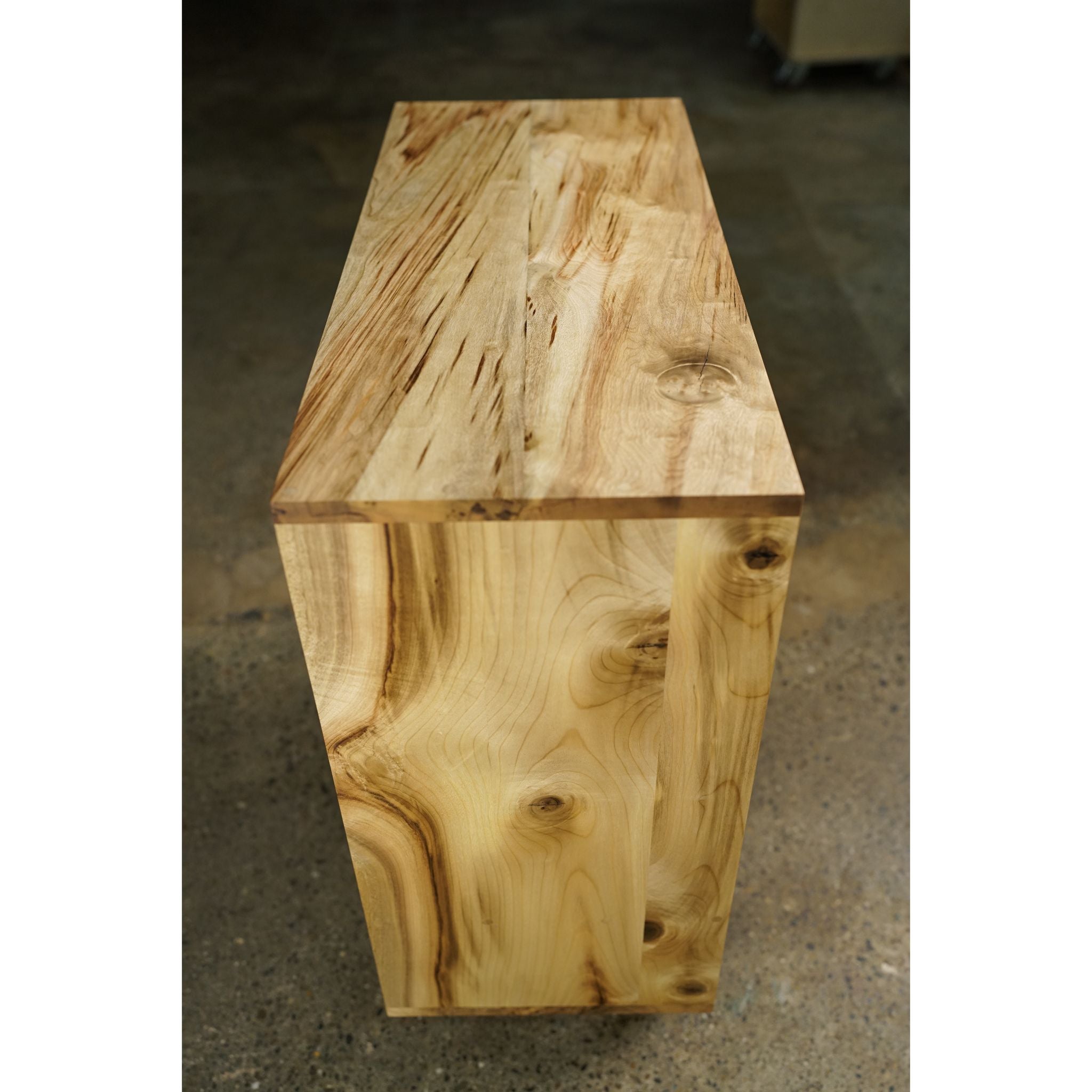 Willis Cabinet CB01 Top Left Side View by Tomfoolery Wood Co