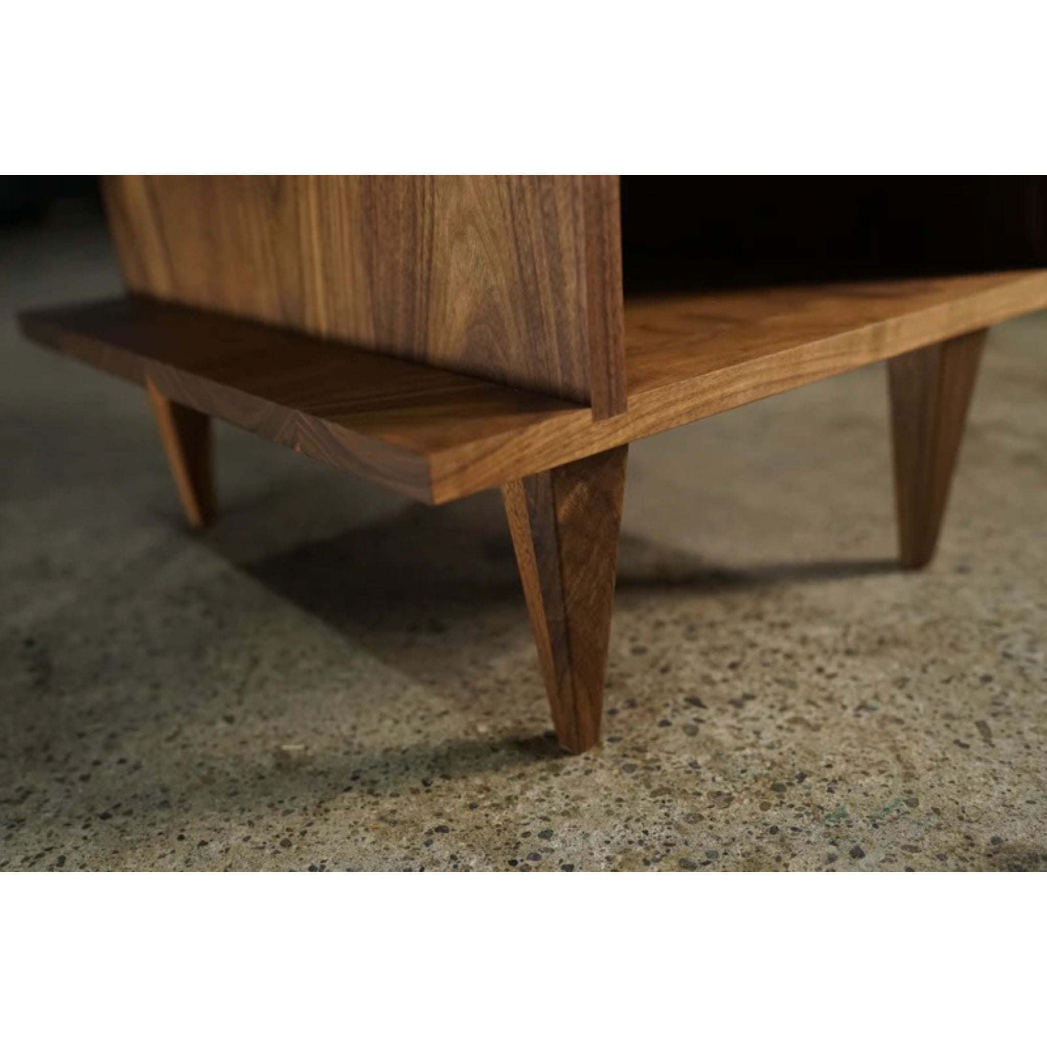 3-Tier Offstack End Table ET11 Bottom View by Tomfoolery Wood Co