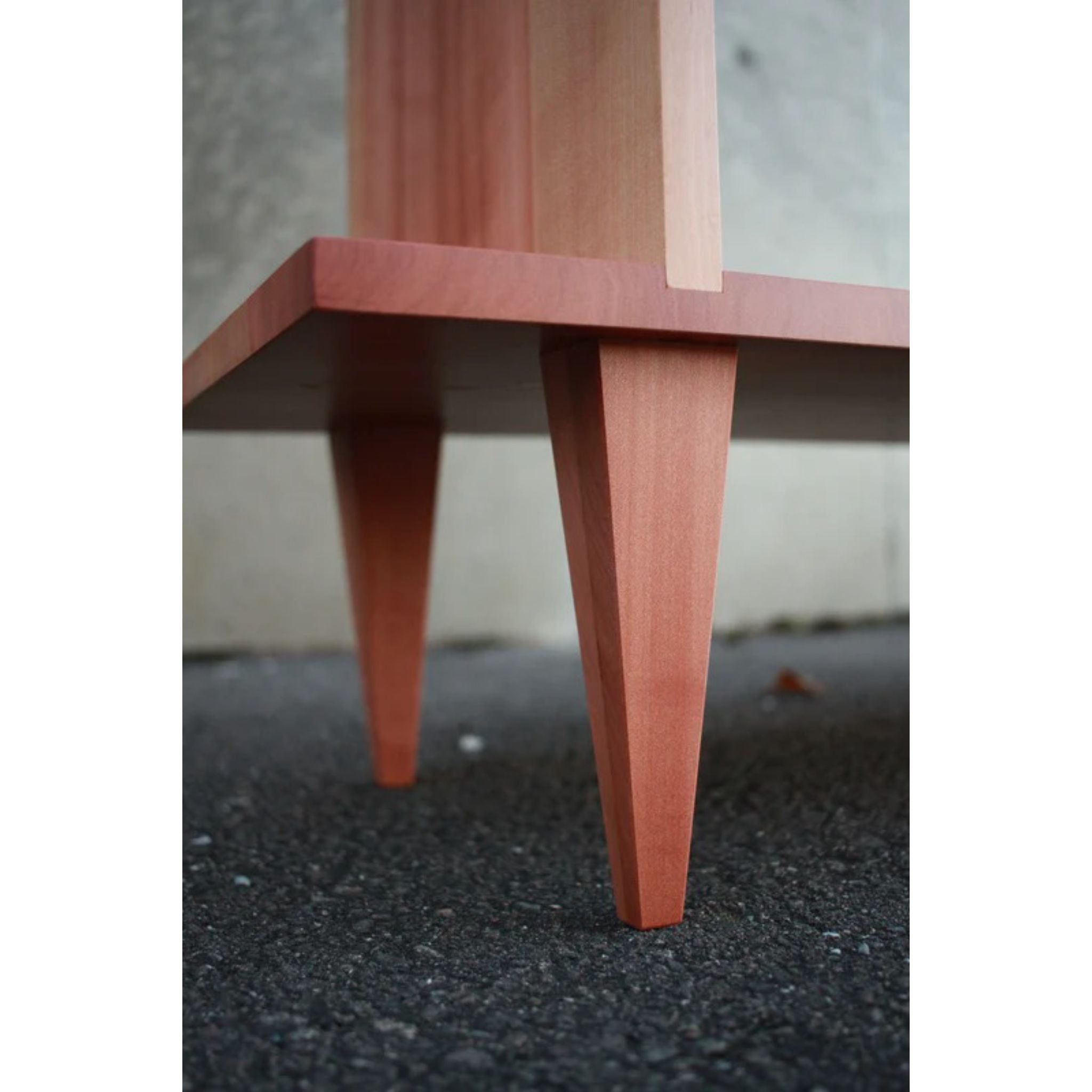 4 Tier Offstack Bookcase BC34 Bottom View by Tomfoolery Wood Co