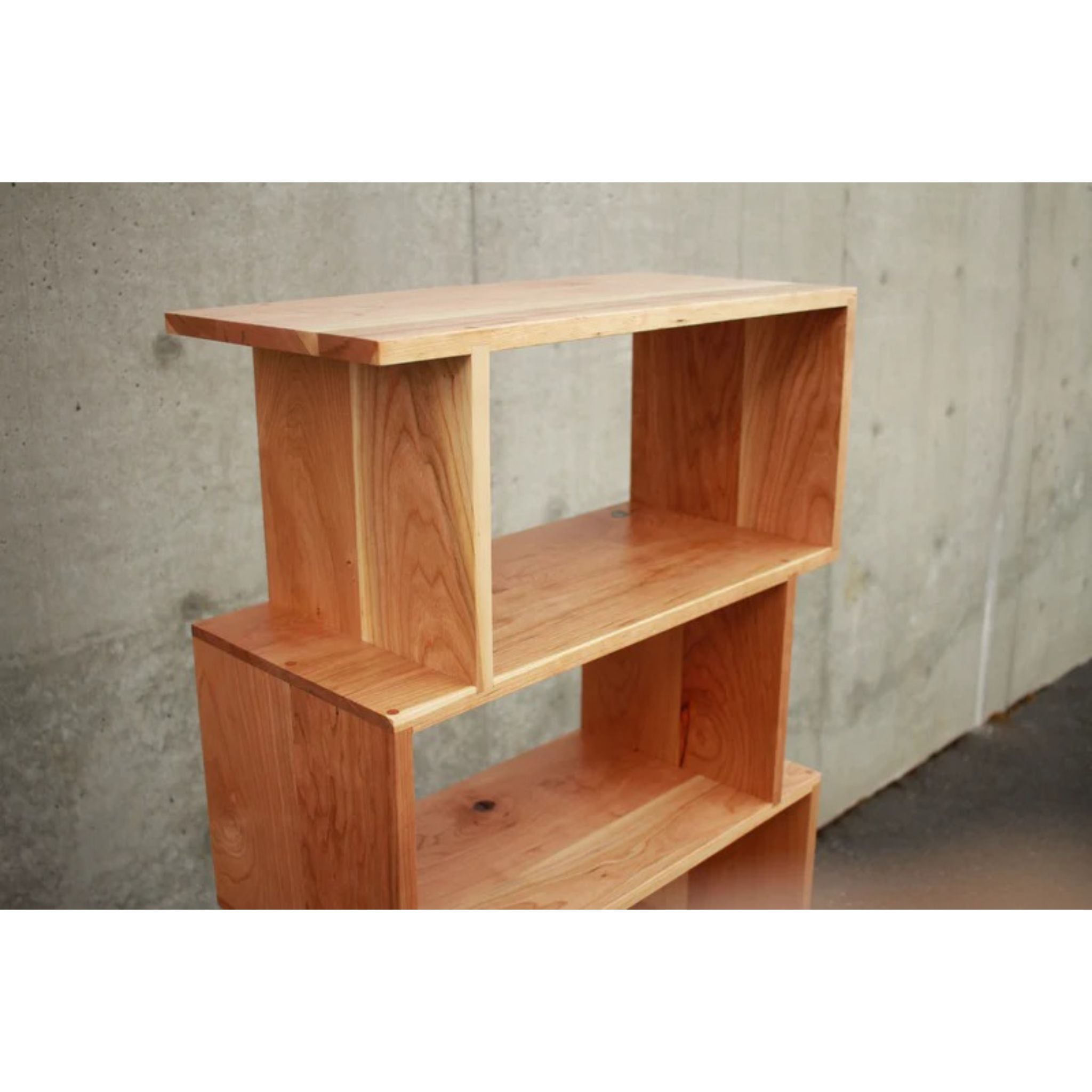 6 Tier Offstack Bookcase BC26  Top Side View by Tomfoolery Wood Co