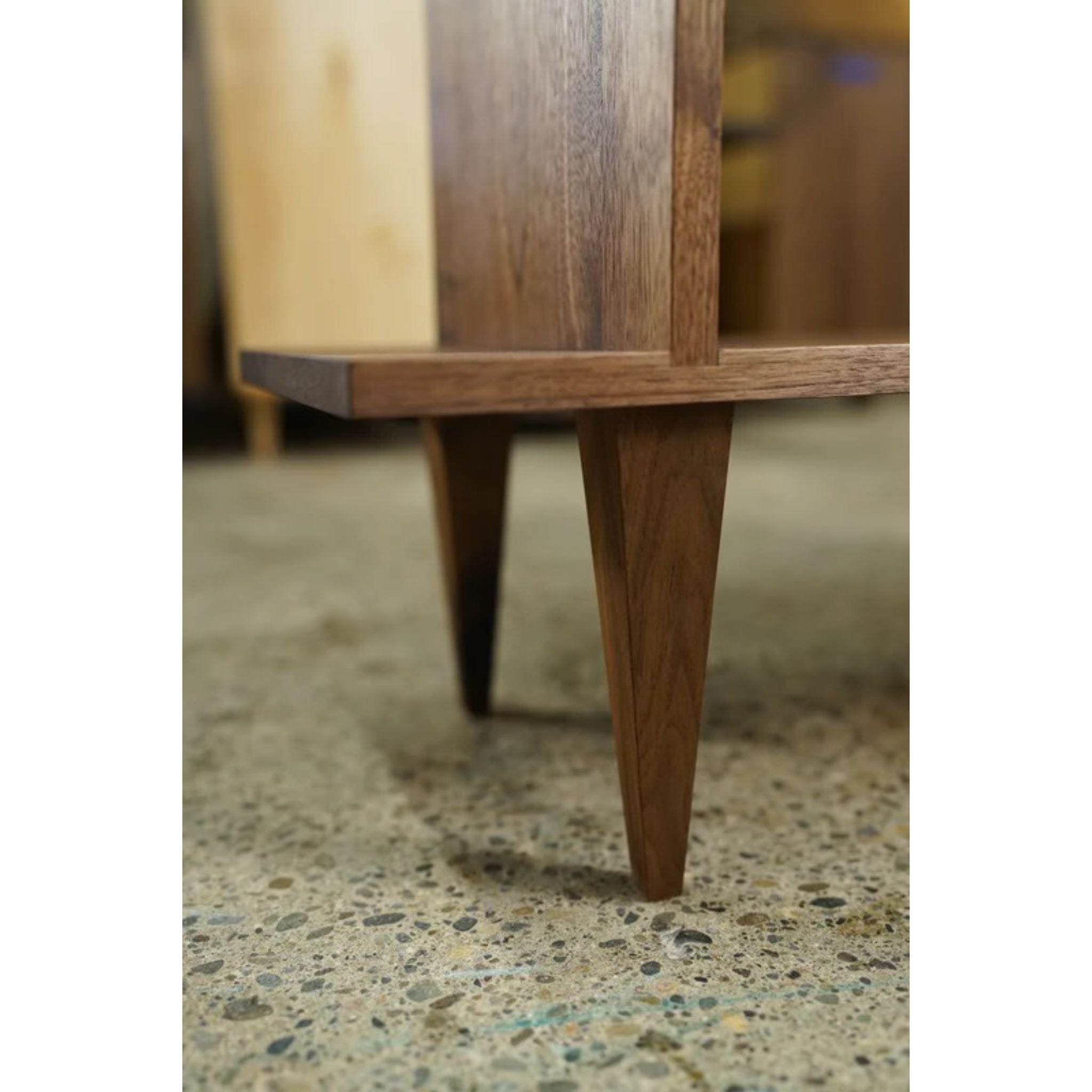 7 Tier Omni Offstack Bookcase BC35 Bottom View by Tomfoolery Wood Co