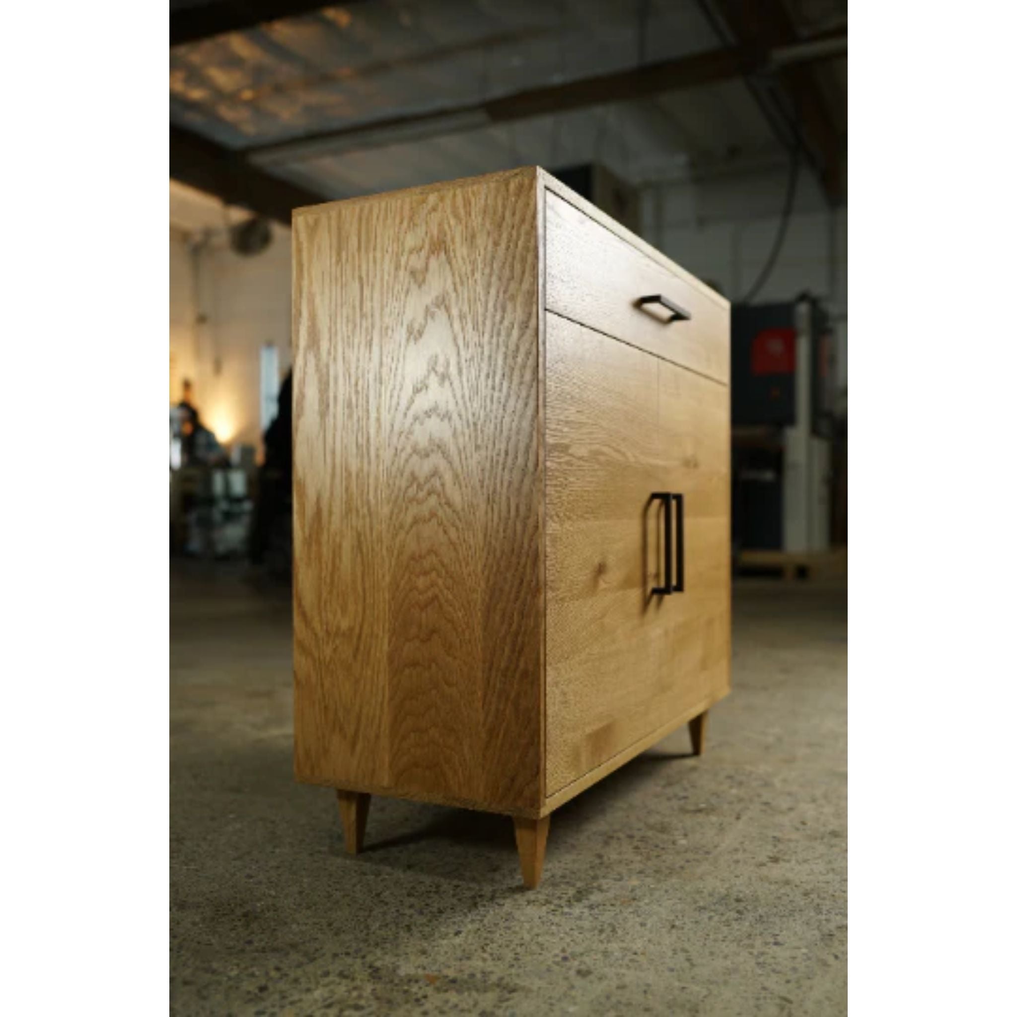 Alden Cabinet Alt1 CB06 Left Side View by Tomfoolery Wood Co