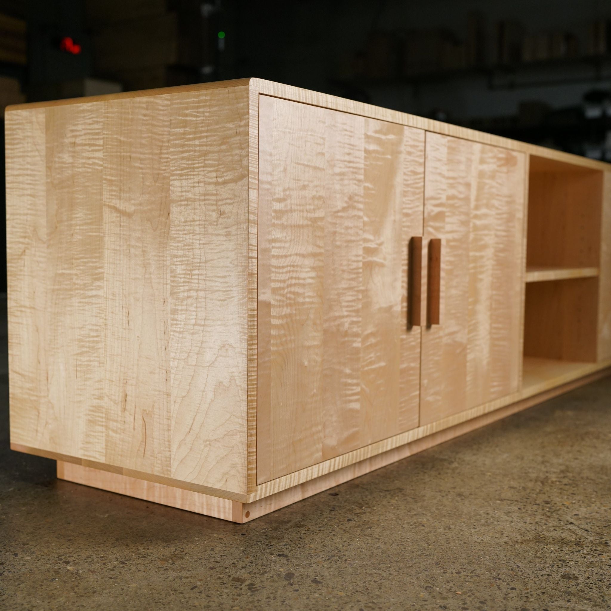 Bell Console 96W CN07 Left half View by Tomfoolery Wood Co