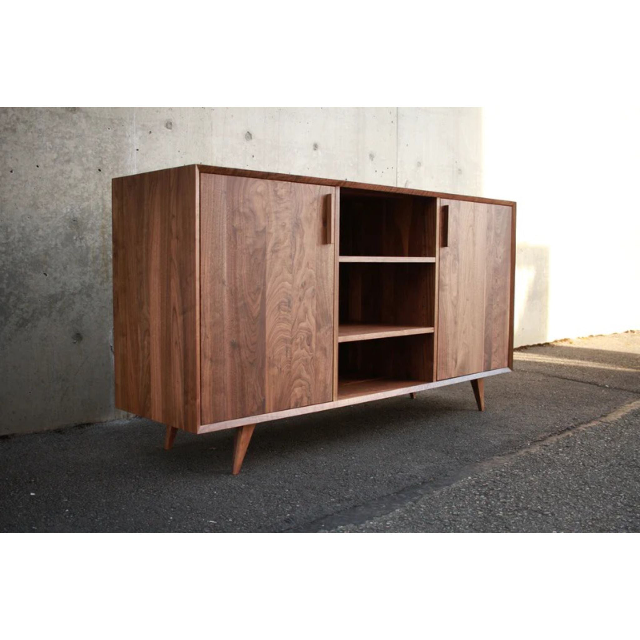 Biglione Console CN73 Front Left Side View by Tomfoolery Wood Co