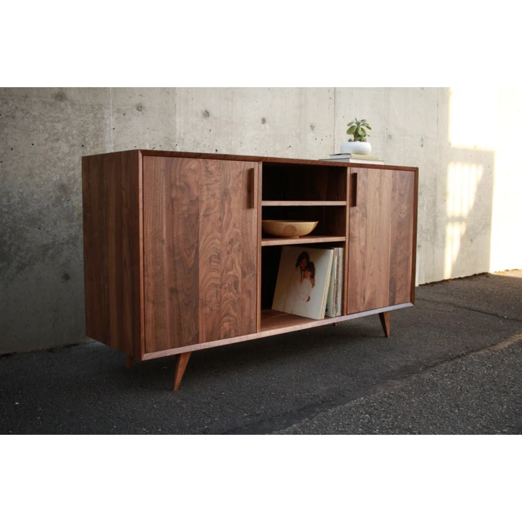 Biglione Console CN73 Front Left View by Tomfoolery Wood Co