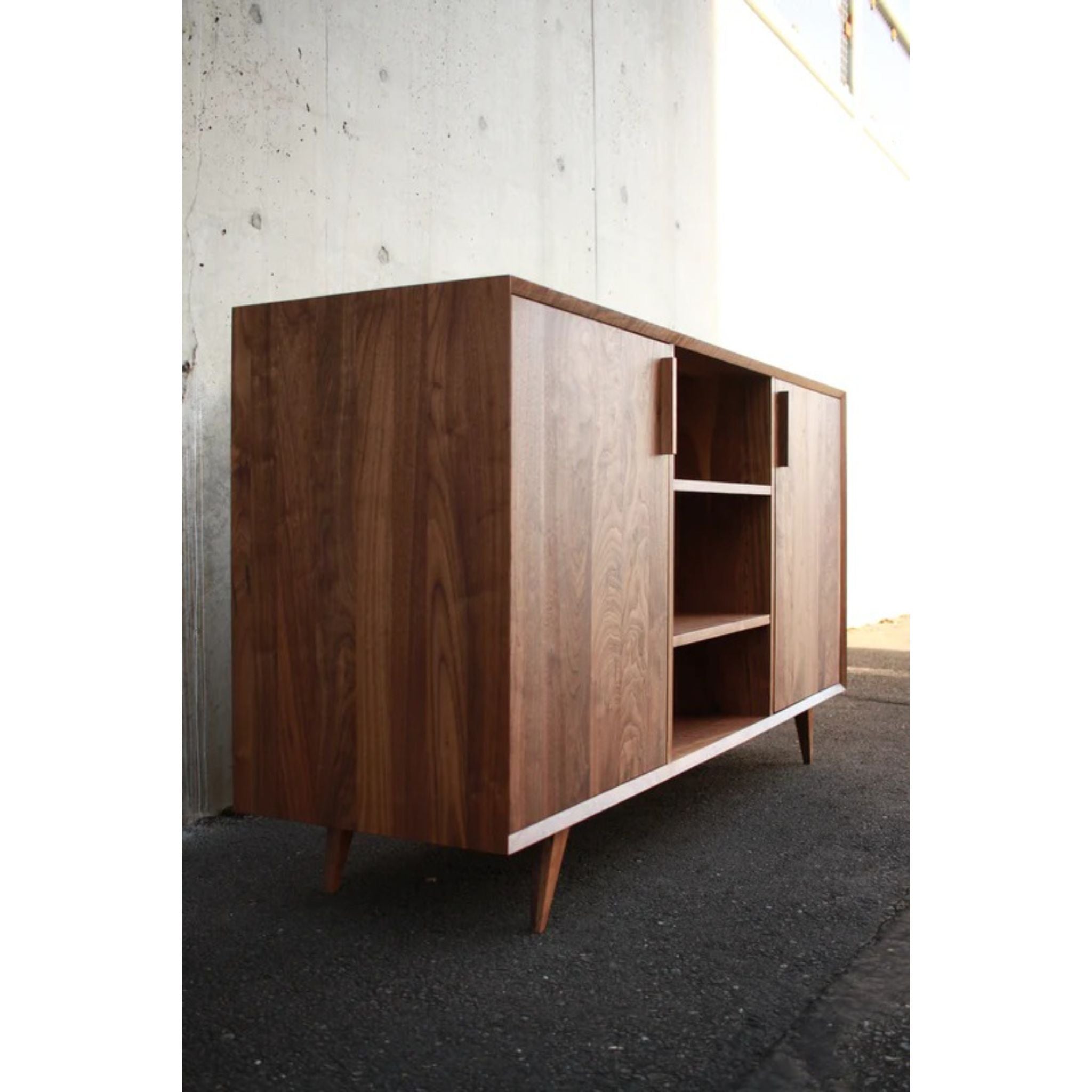 Biglione Console CN73 Left Side View by Tomfoolery Wood Co