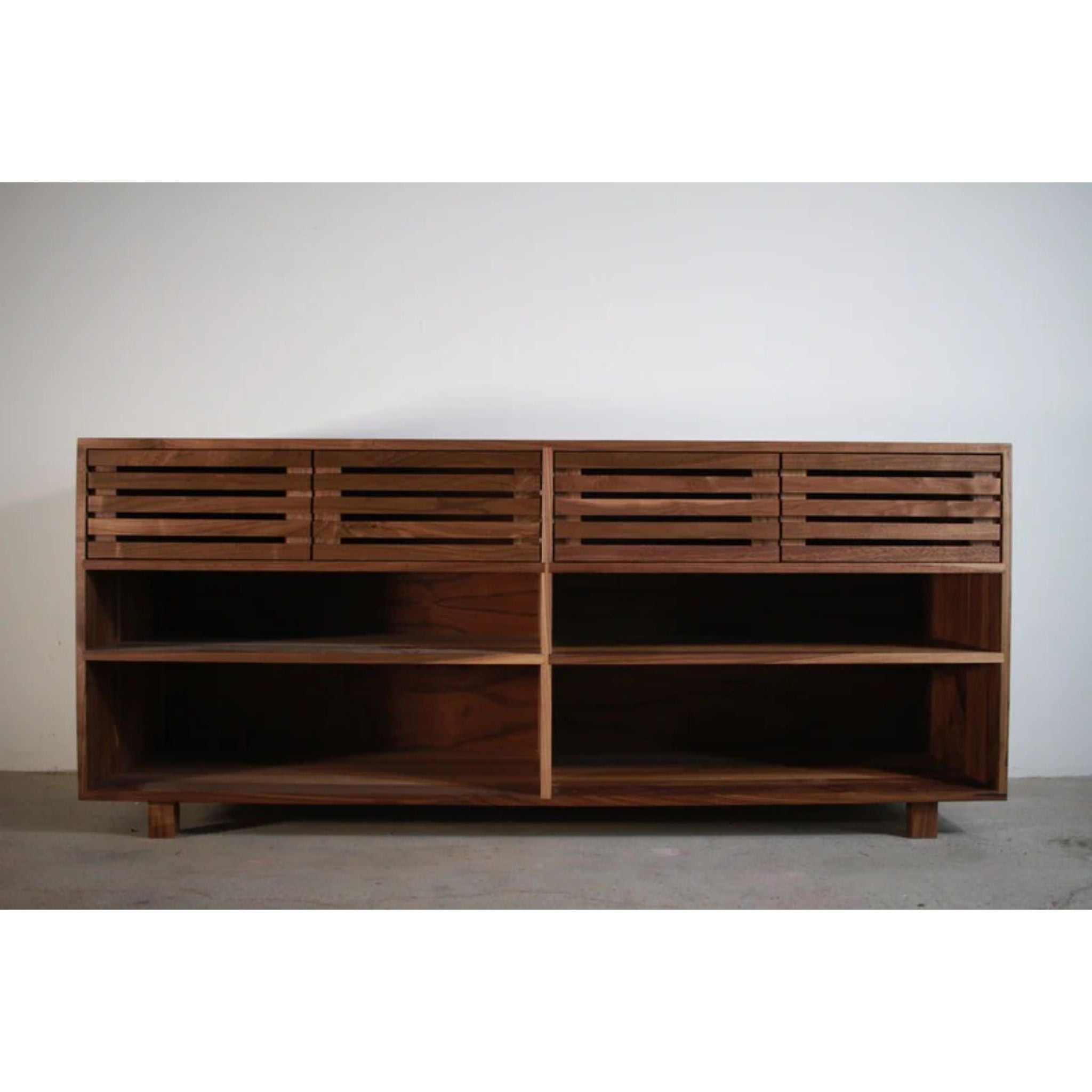 Bork Storage Console CN41 Front View by Tomfoolery Wood Co