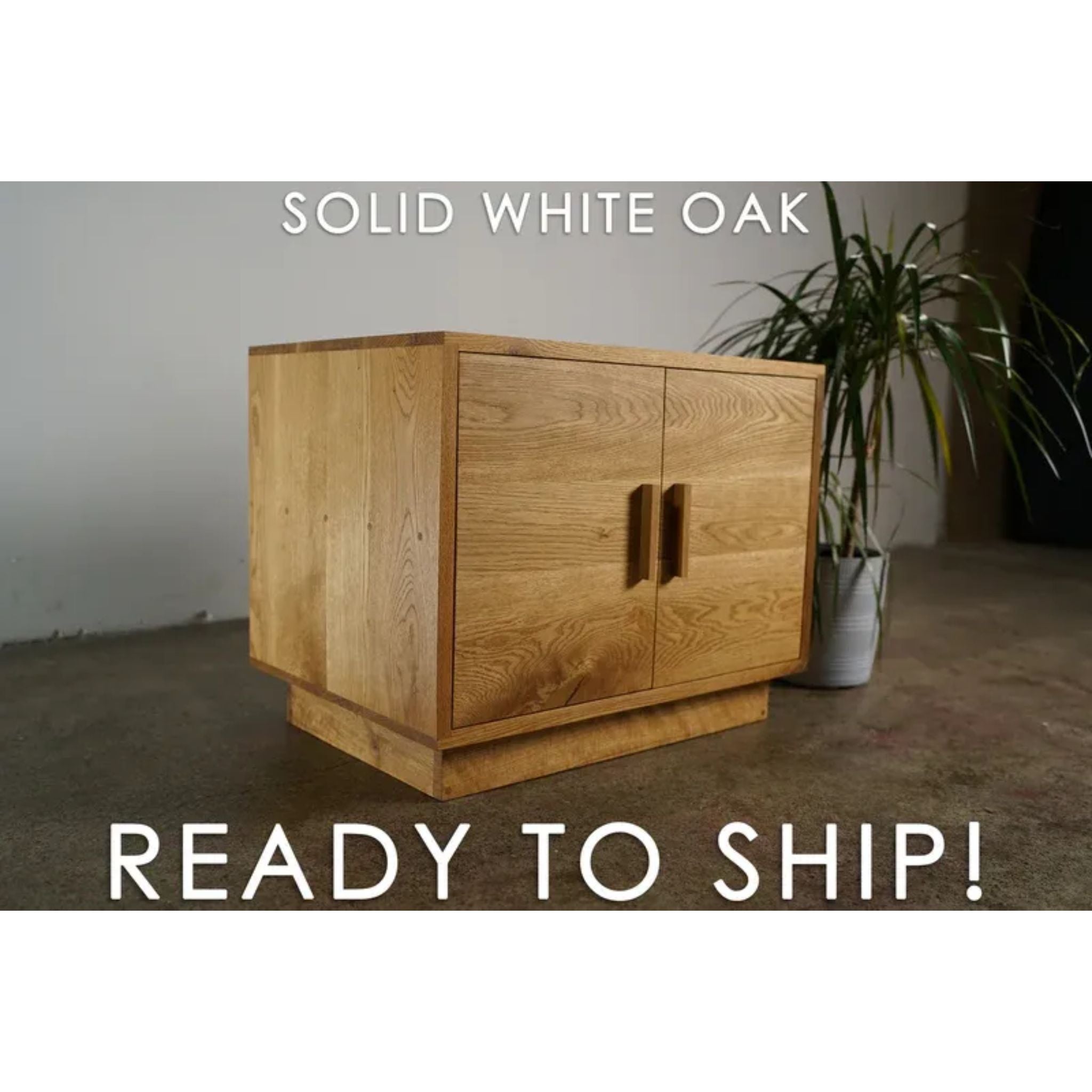 Connor Media Cabinet CB08 Full View by Tomfoolery Wood Co