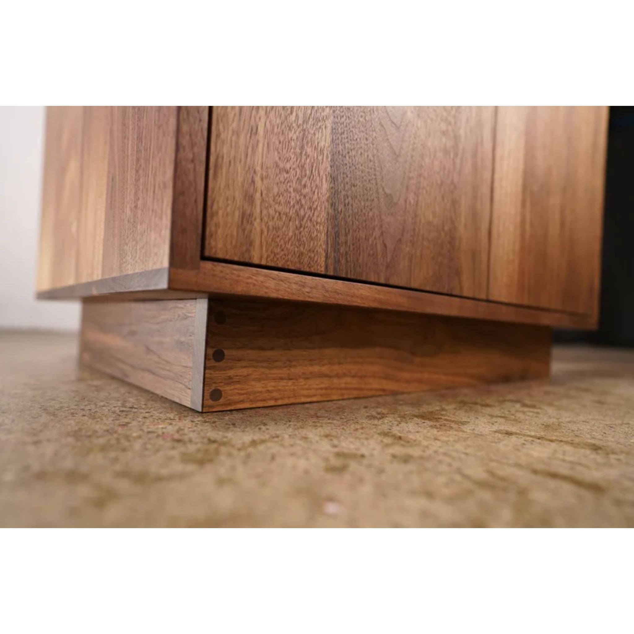 Connor Media Console CN35 Bottom Side View by Tomfoolery Wood Co