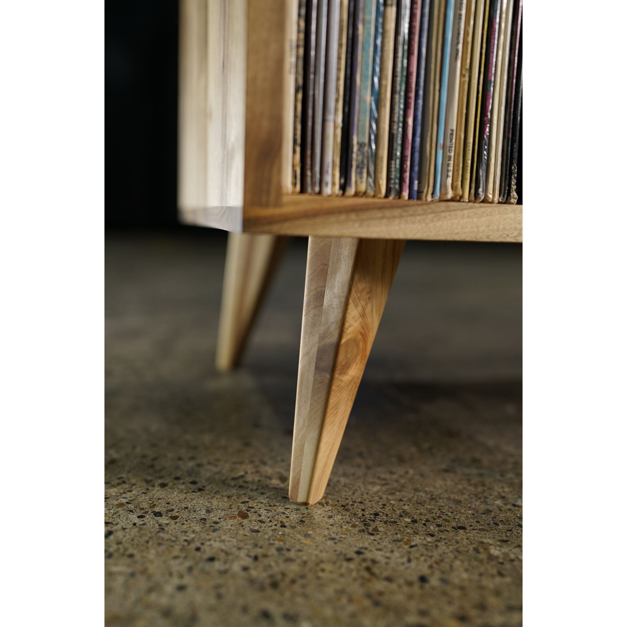 Corio Vinyl Console CN01 Bottom View 1 by Tomfoolery Wood Co