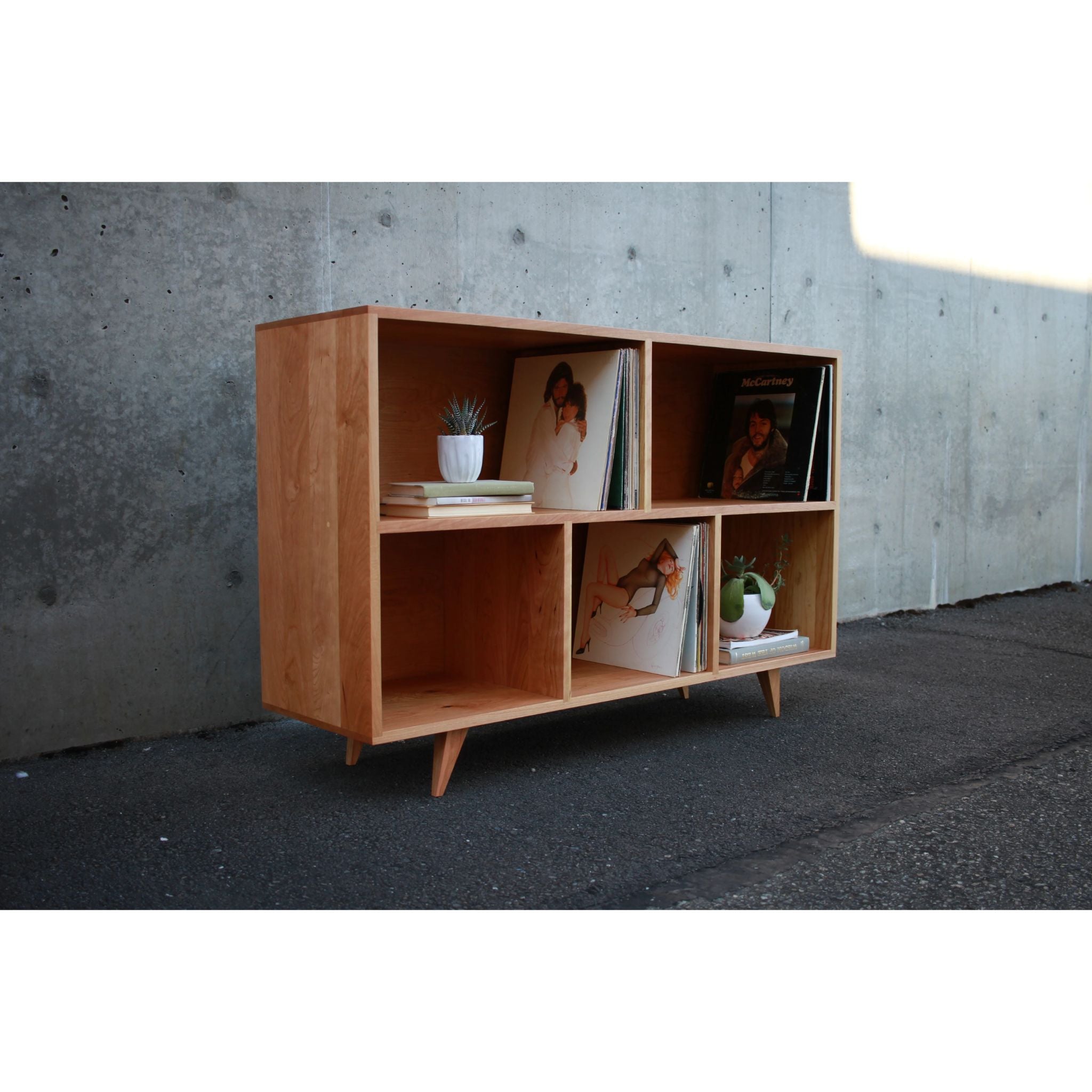 Couzens Vinyl Console CN77 Side Outdoor View by Tomfoolery Wood Co