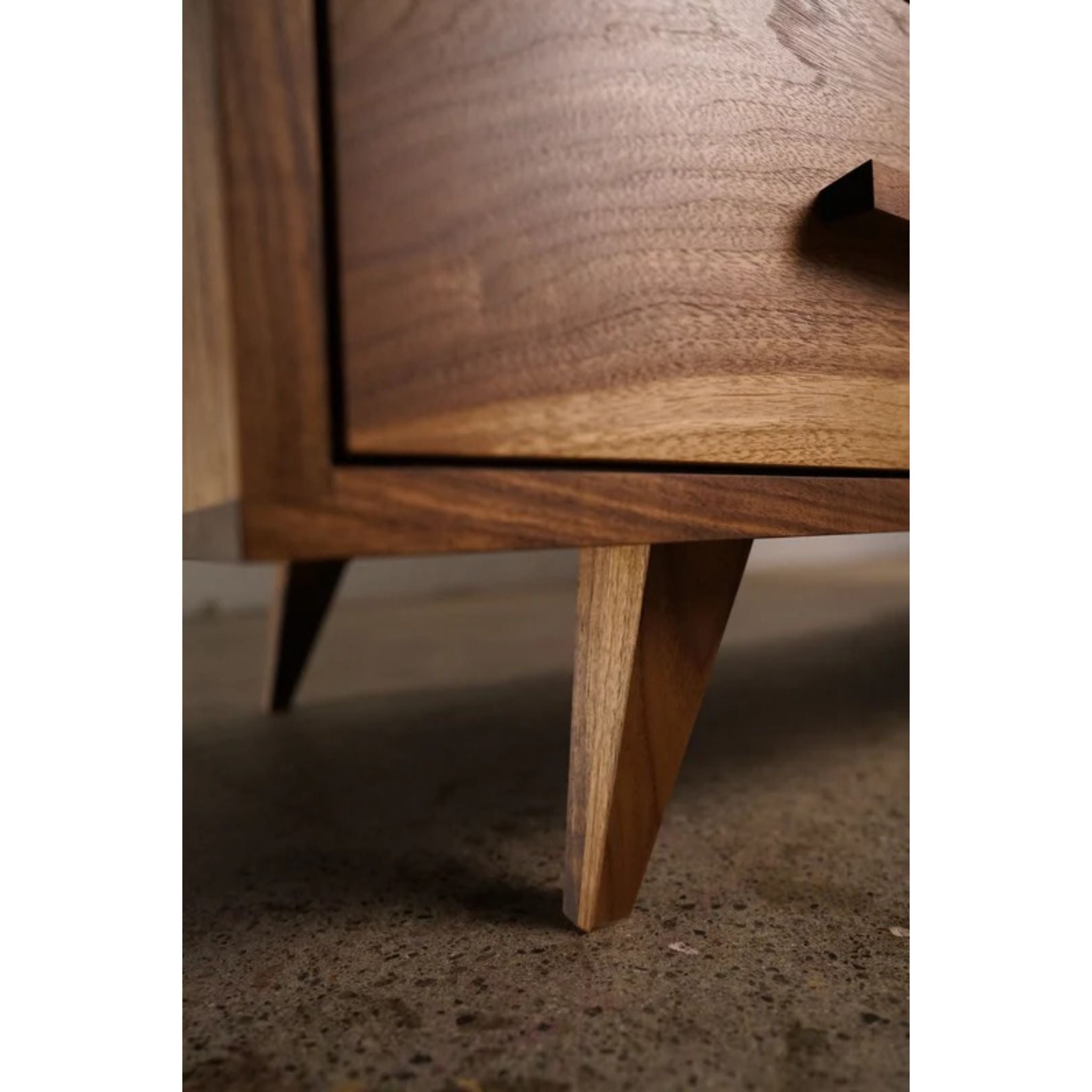 Davids Media Console 55 W CN39 Bottom View by Tomfoolery Wood Co