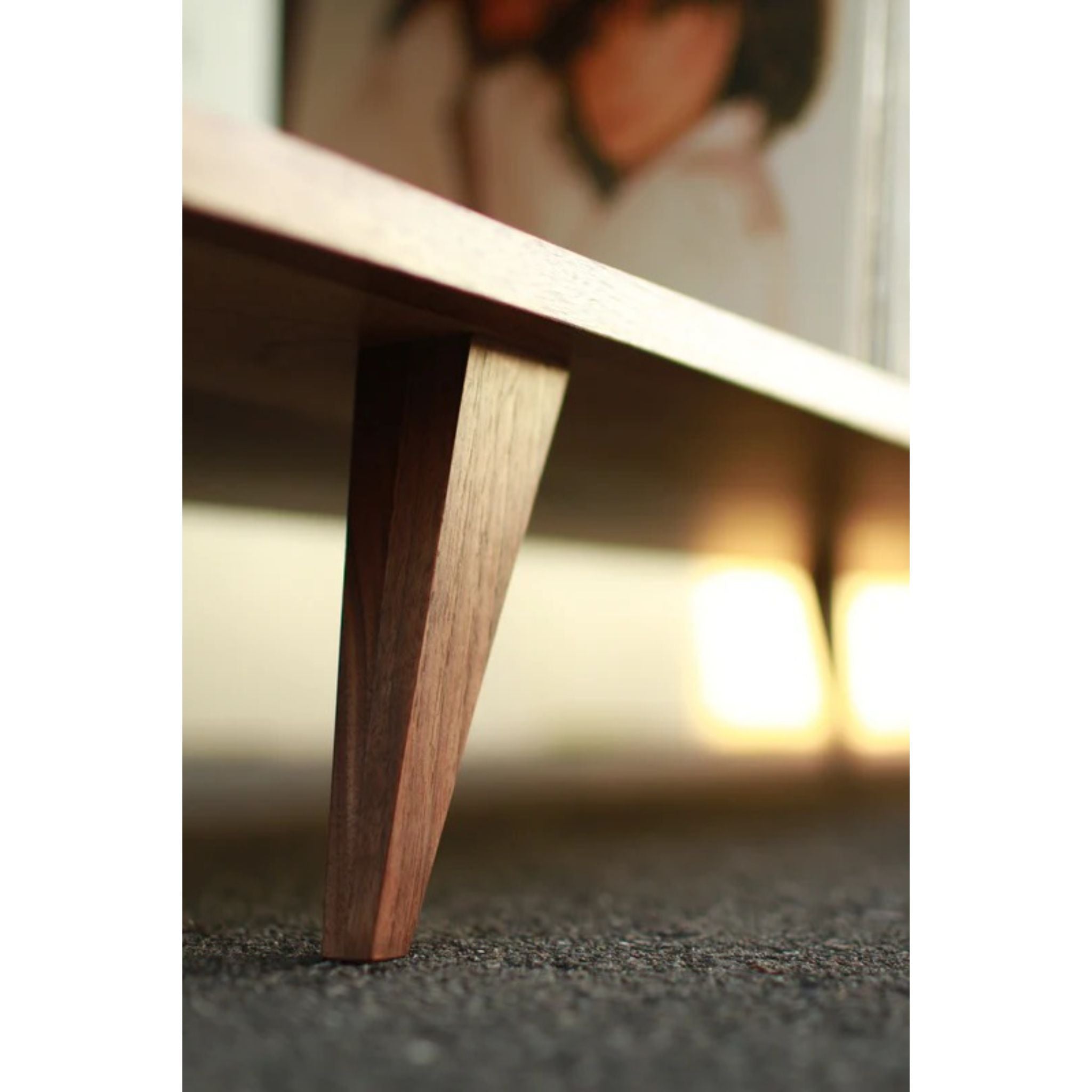 DeBoer Vinyl Console CN95 Bottom View by Tomfoolery Wood Co