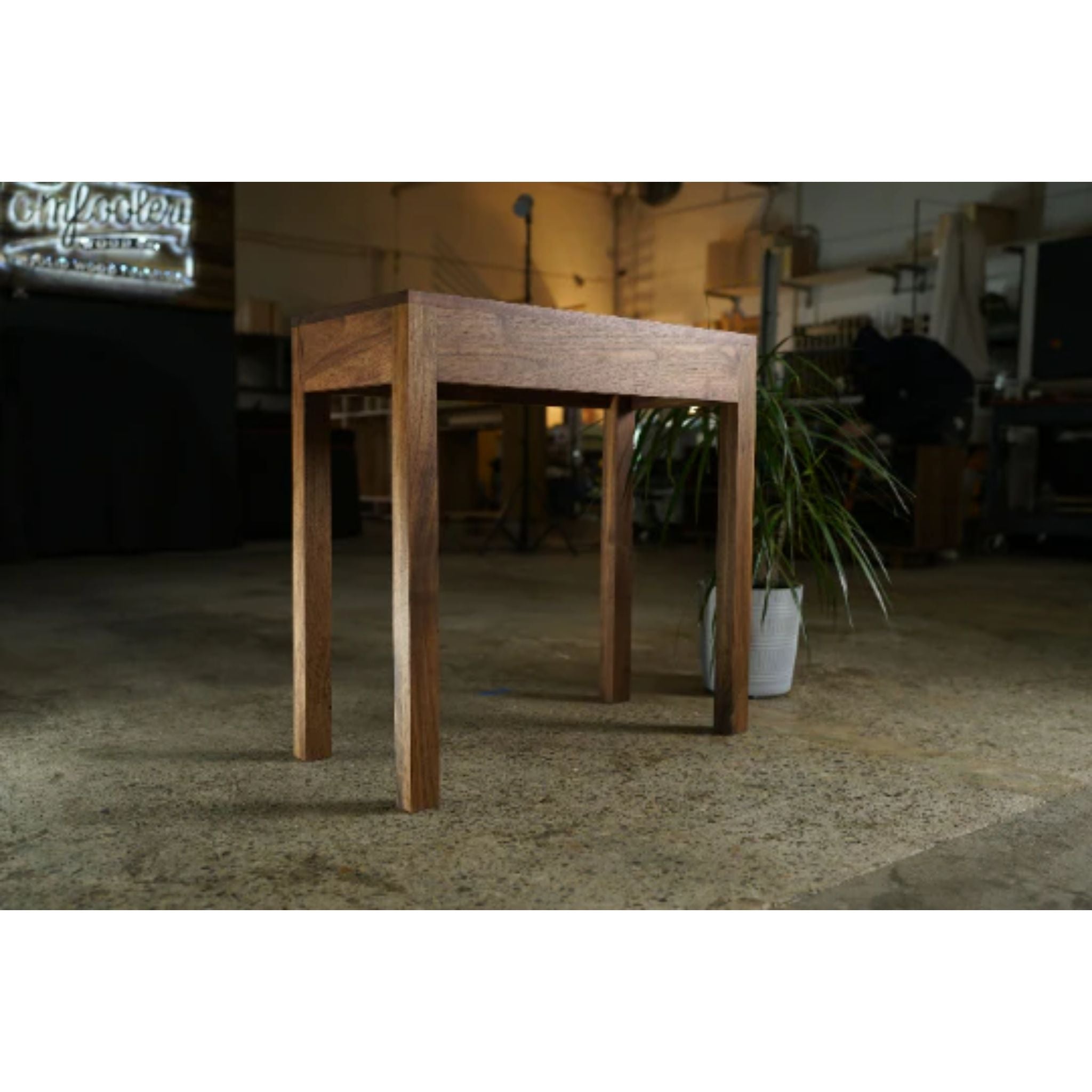 Douglas End Table TB16 Front View by Tomfoolery Wood Co