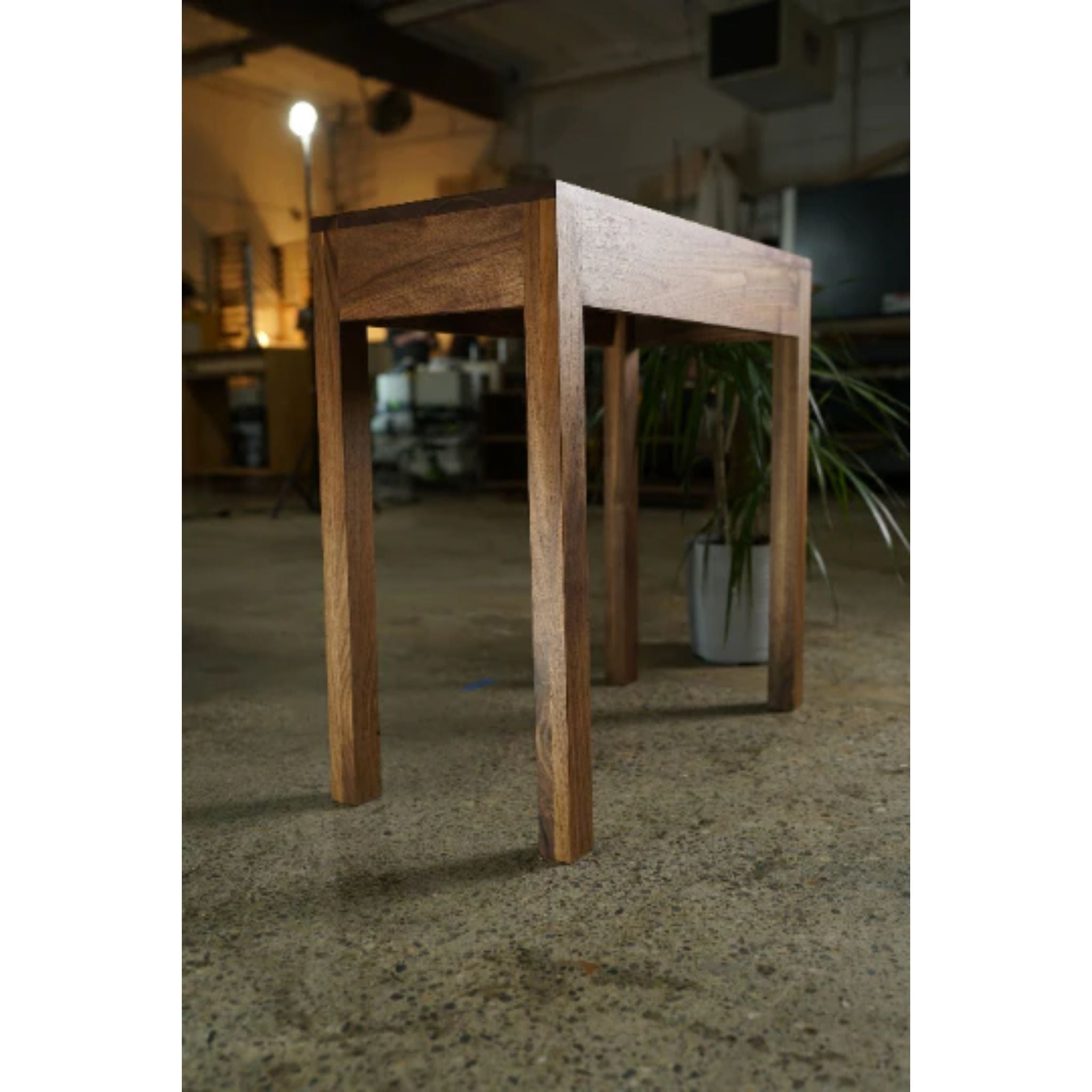 Douglas End Table TB16  Left Side View by Tomfoolery Wood Co
