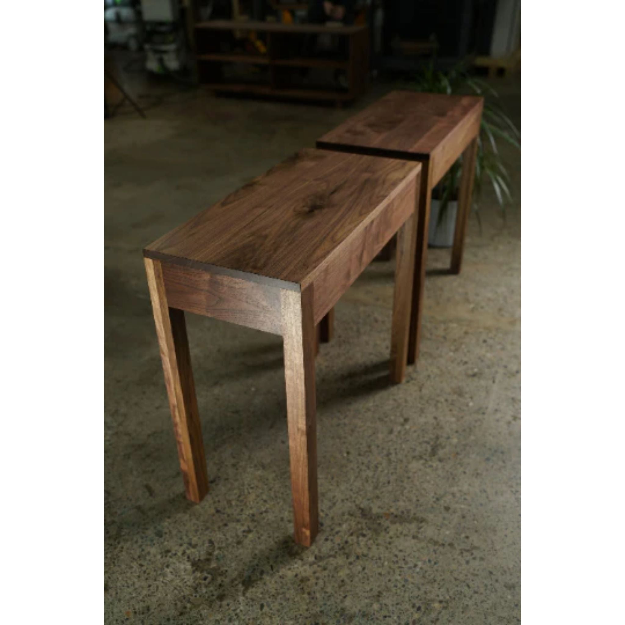 Douglas End Table TB16 Top Left Side View by Tomfoolery Wood Co