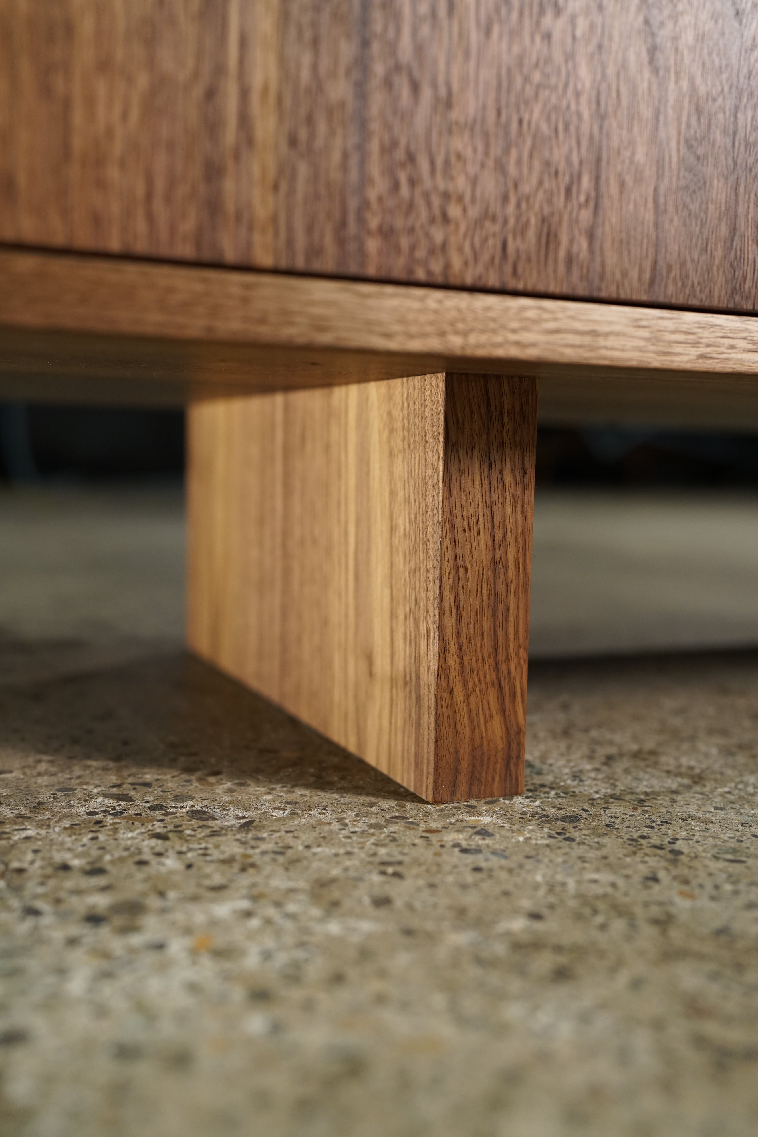 Elwell Buffet 1 Drawer CN18 Bottom View by Tomfoolery Wood Co