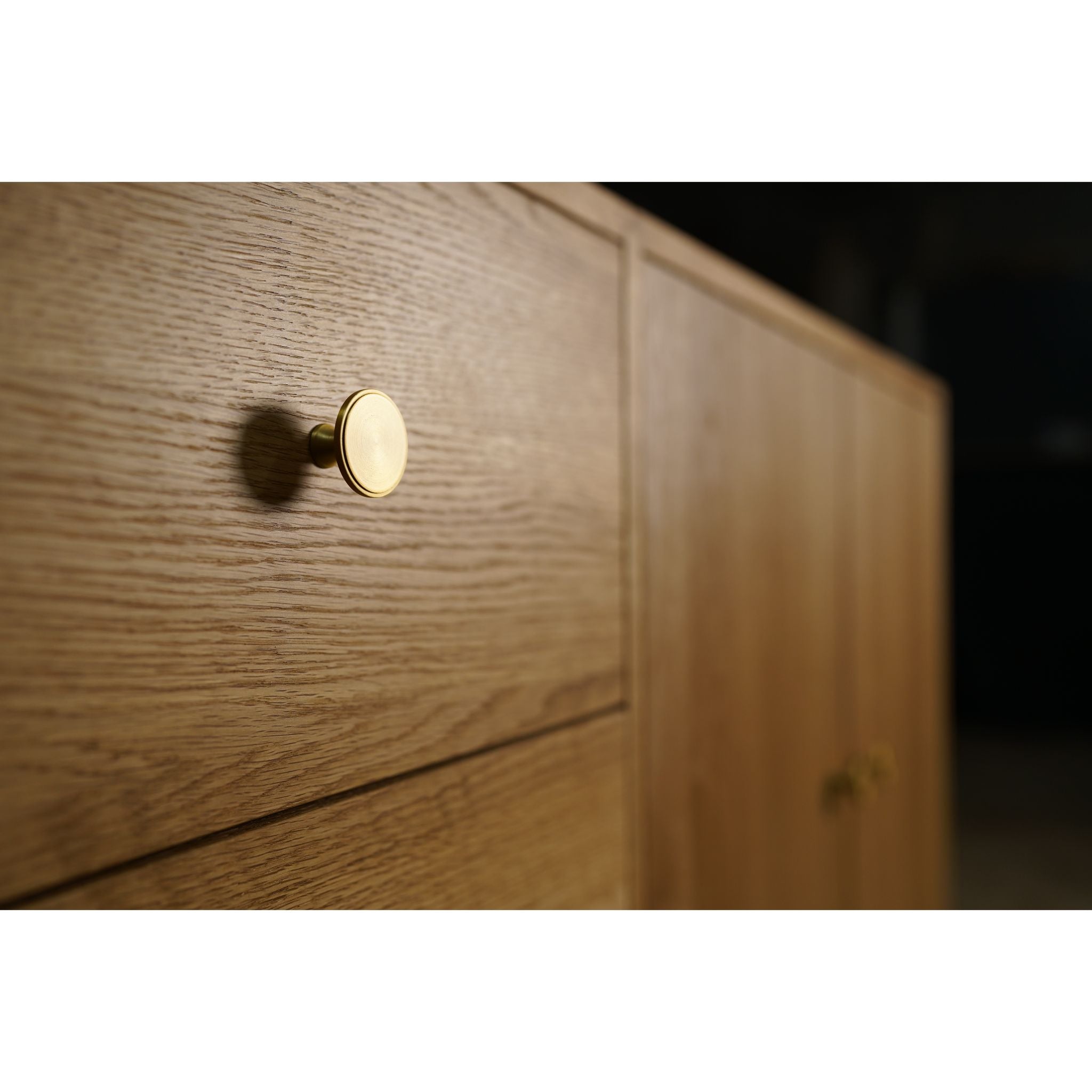 Elwell Buffet 3 Drawer CN14 Drawer Closeup View by Tomfoolery Wood Co