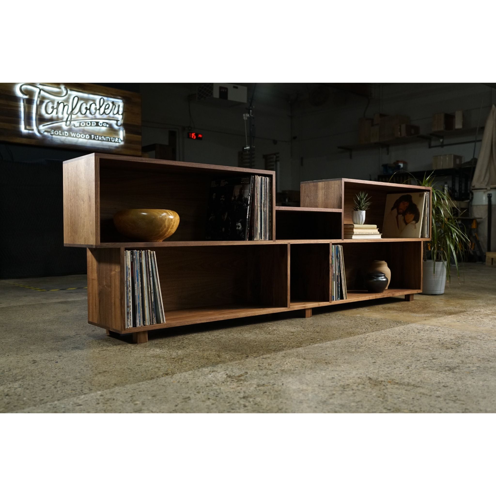 Emerson Vinyl Console Alt1 CN13 Front View by Tomfoolery Wood Co
