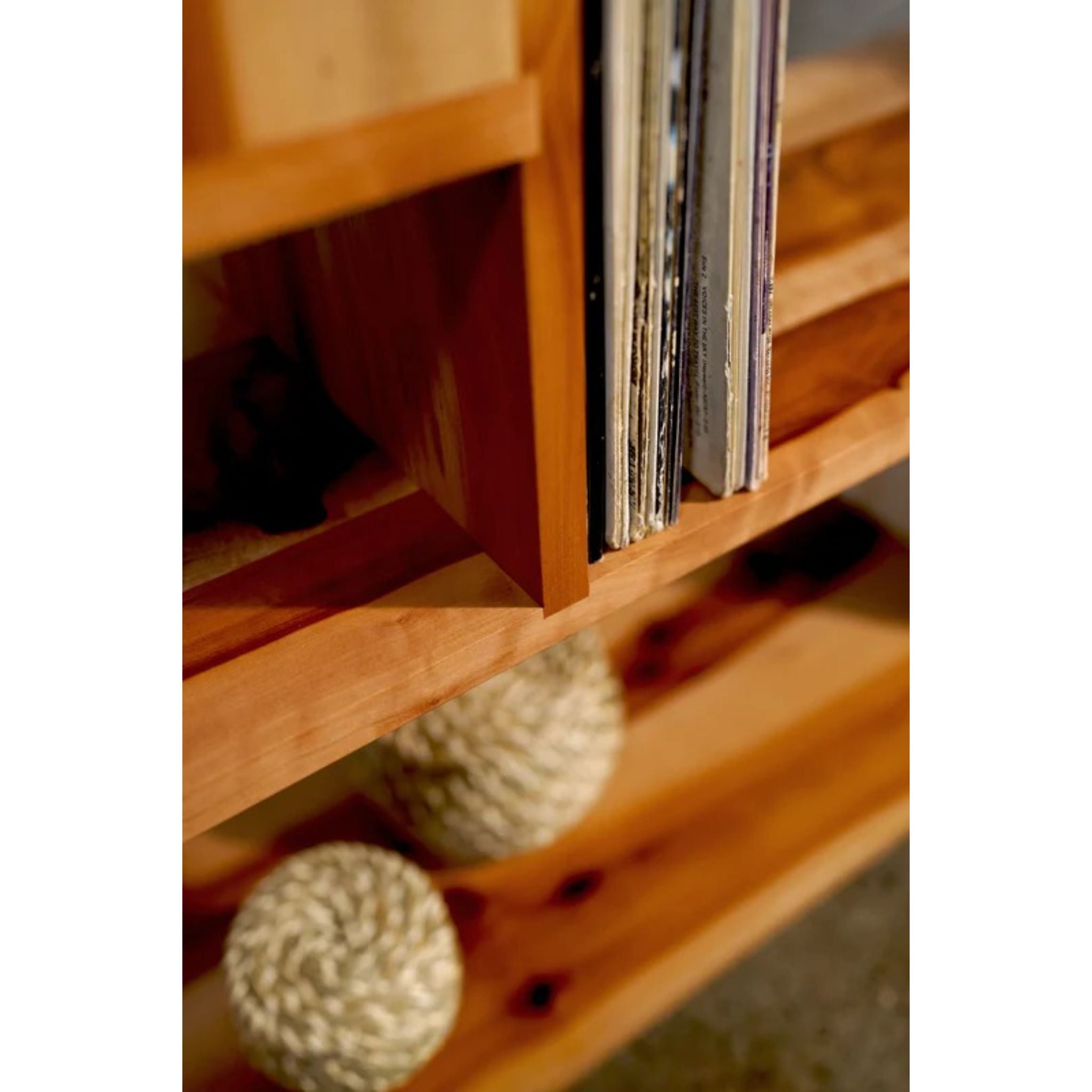 Emerson Vinyl Console CN81 Closeup View by Tomfoolery Wood Co