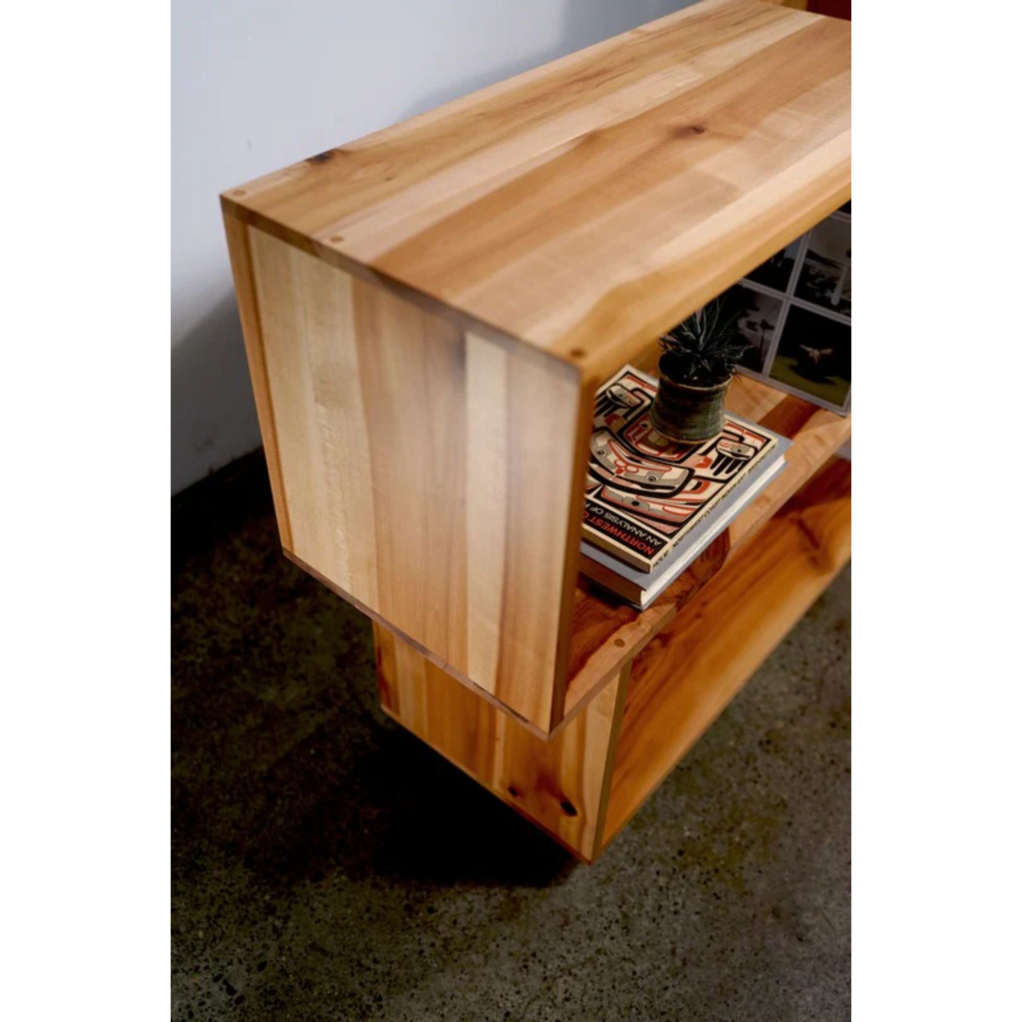 Emerson Vinyl Console CN81 Top Left Corner View by Tomfoolery Wood Co