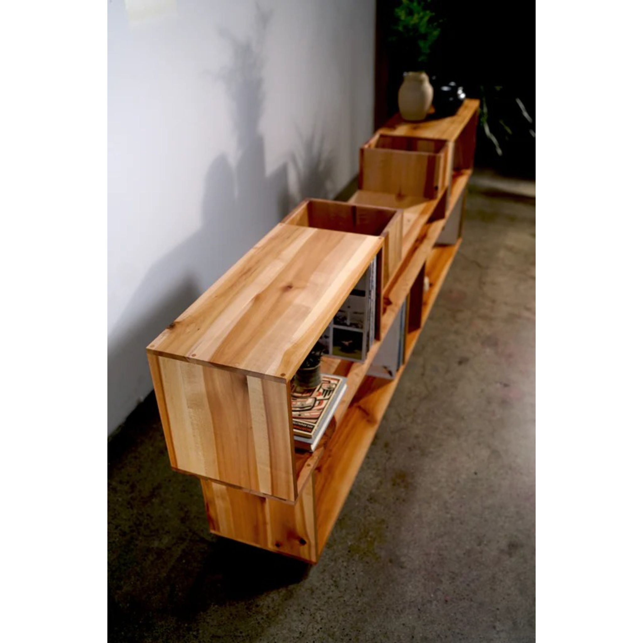 Emerson Vinyl Console CN81 Top Left Side View by Tomfoolery Wood Co