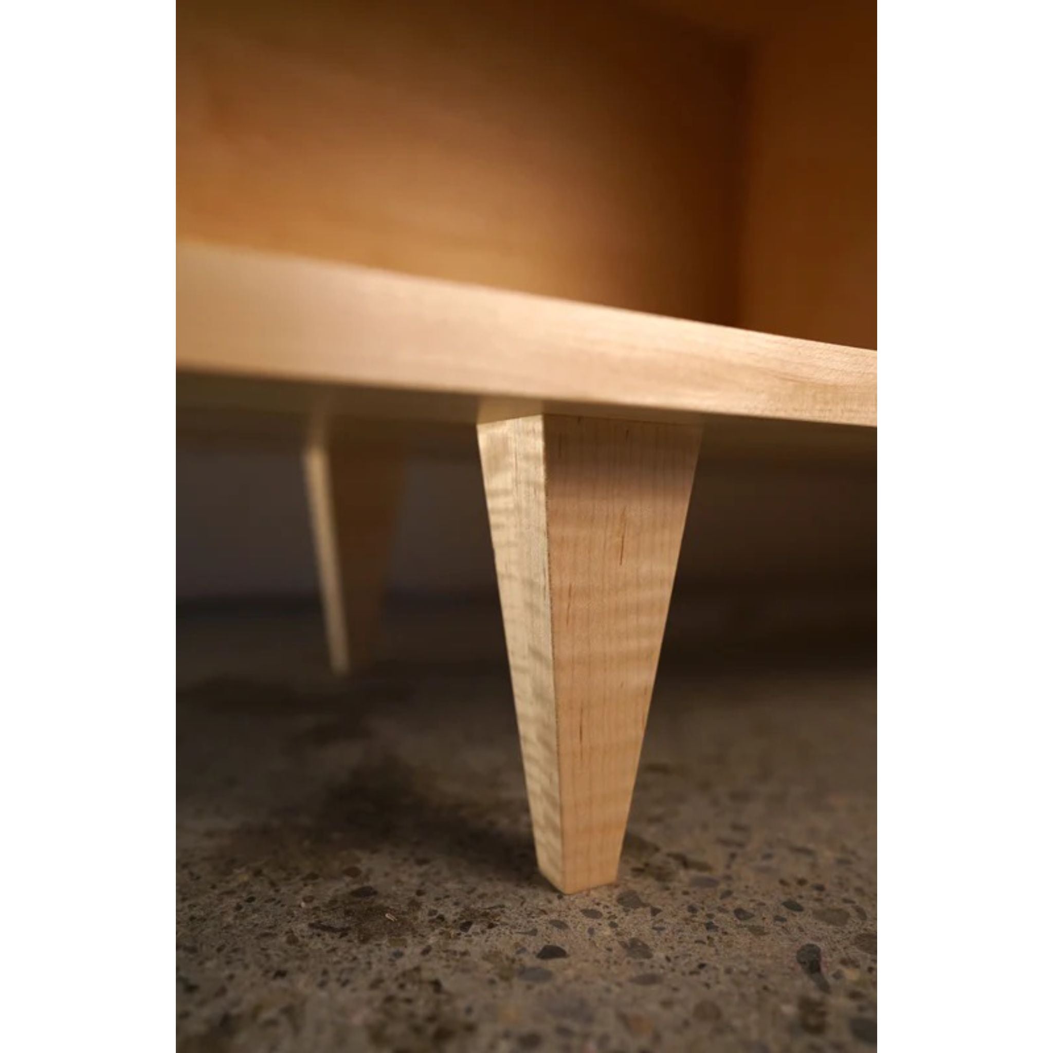 Fields Vinyl Console 90 W CN79 Bottom View by Tomfoolery Wood Co