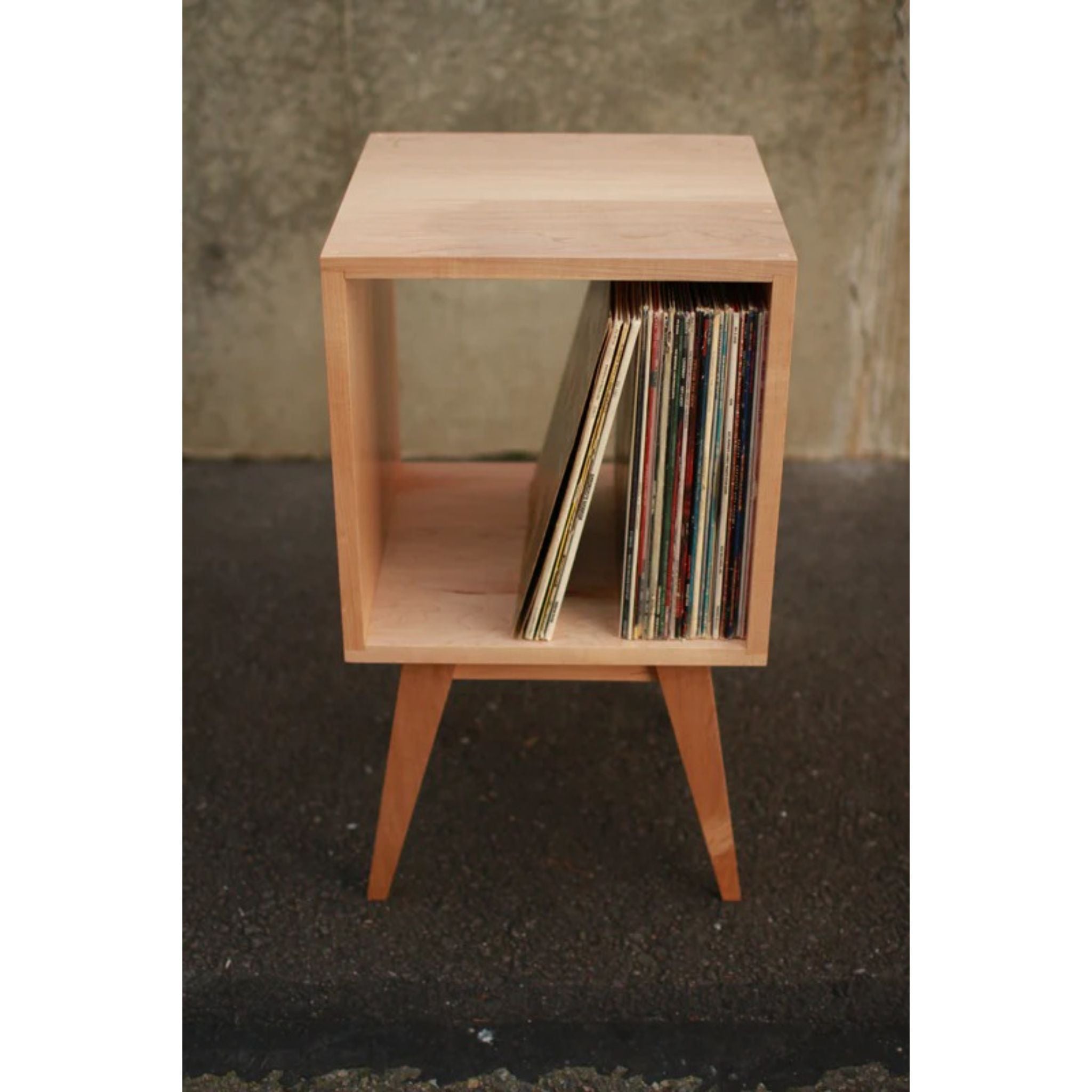 Filipe Vinyl Cubby CN104 Front View by Tomfoolery Wood Co