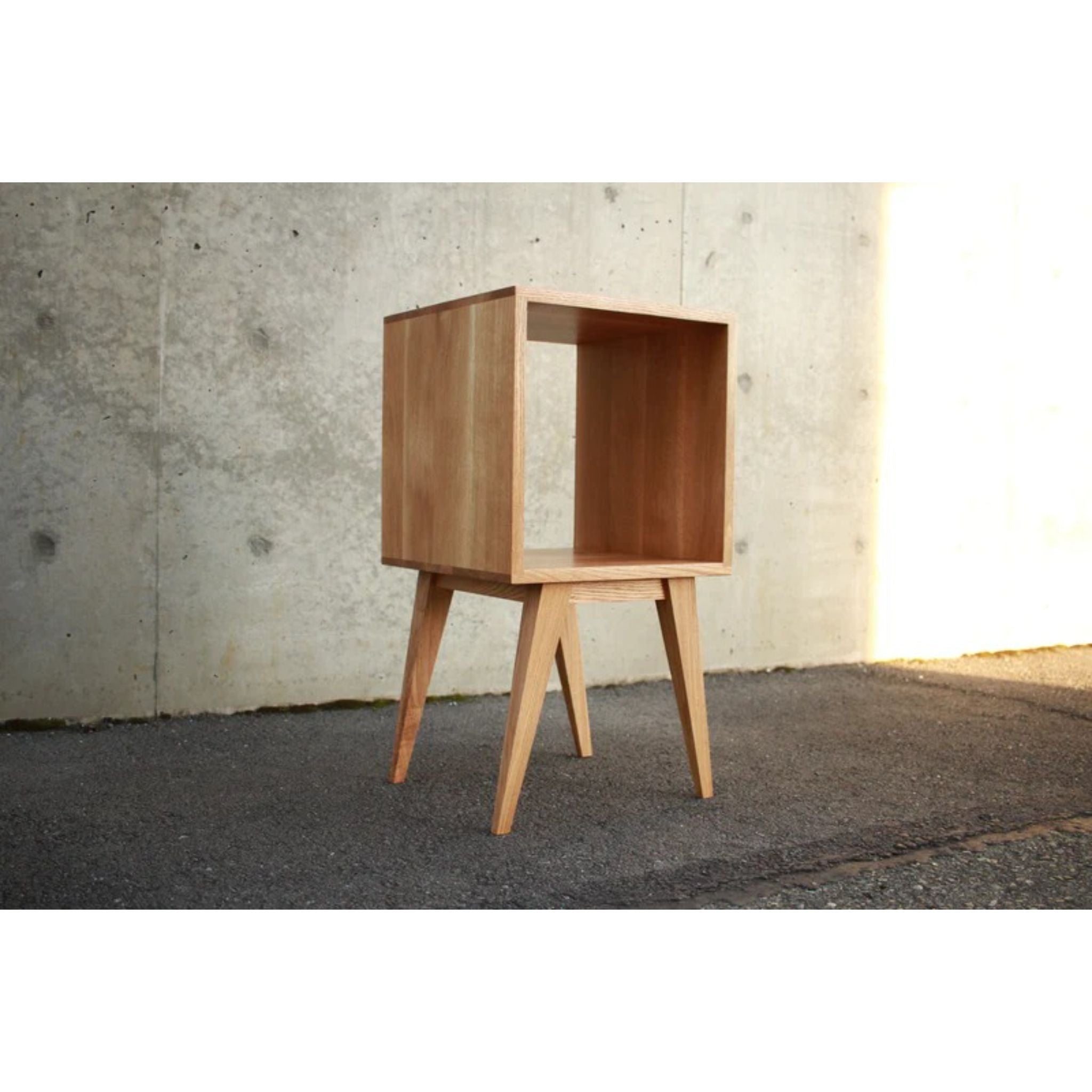 Filipe Vinyl Cubby CN104 Full Side View by Tomfoolery Wood Co
